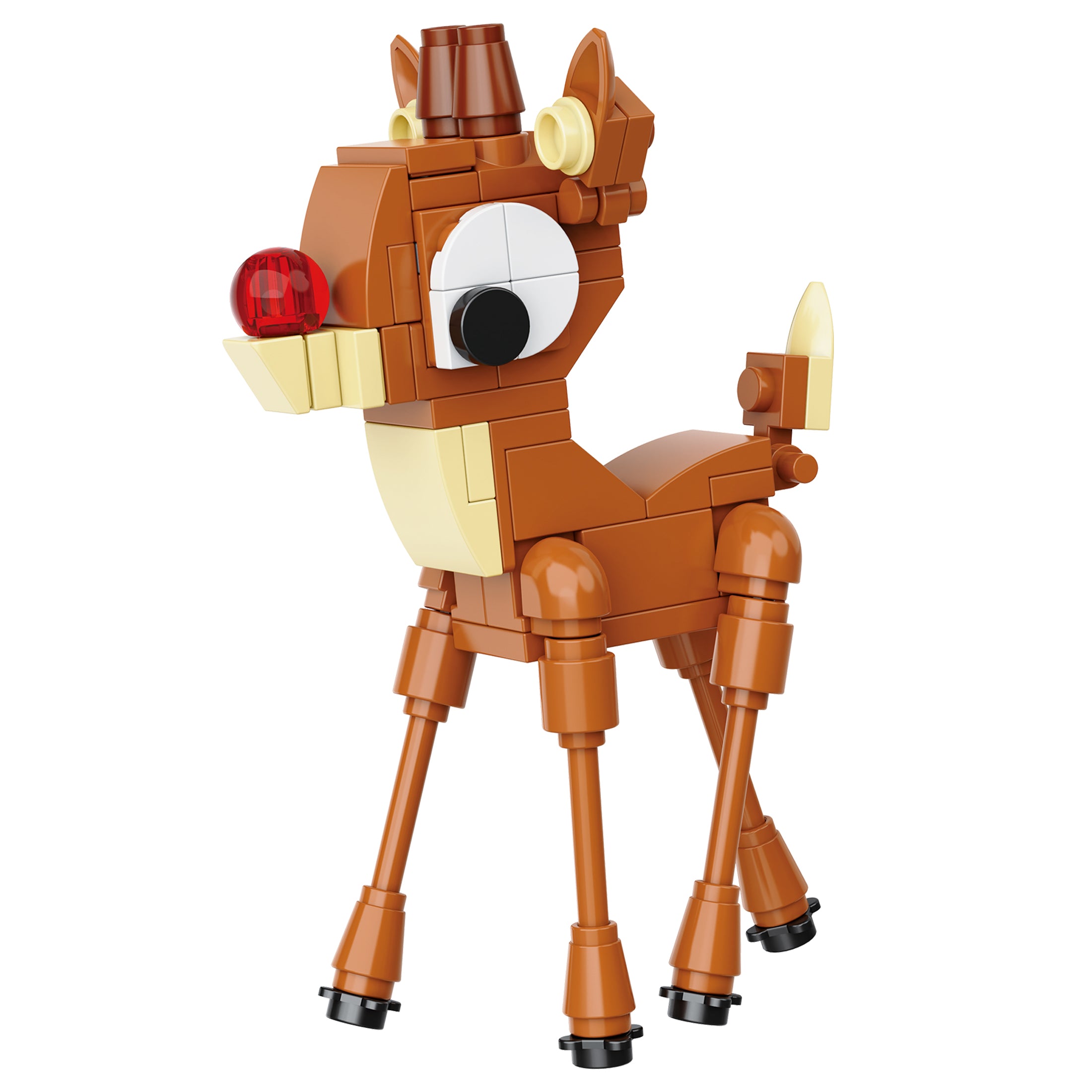 Brickcraft x Rudolph Brick Building Set – 125 Piece Kit