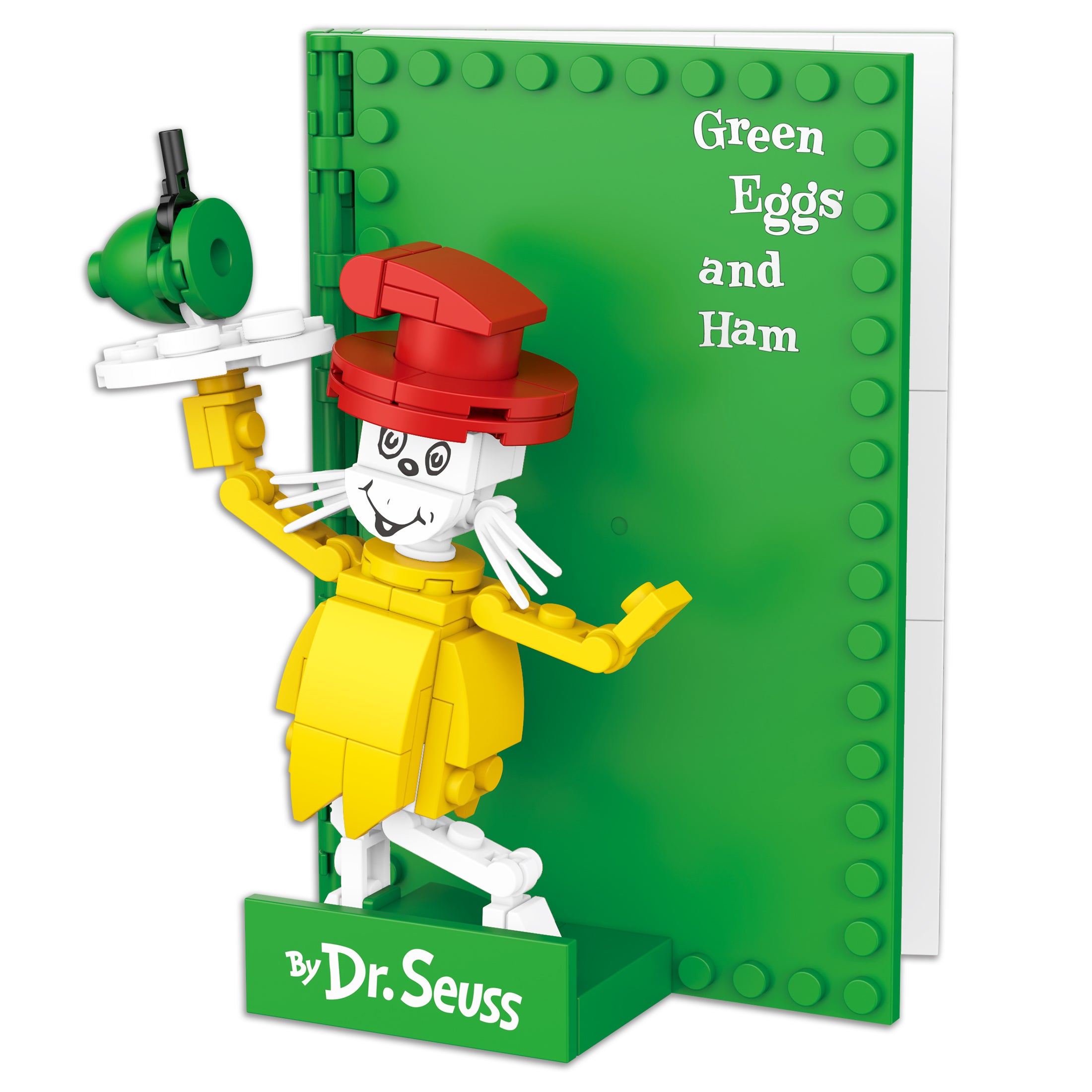 Brickcraft x Dr. Seuss Green Eggs and Ham Book Brick Building Set