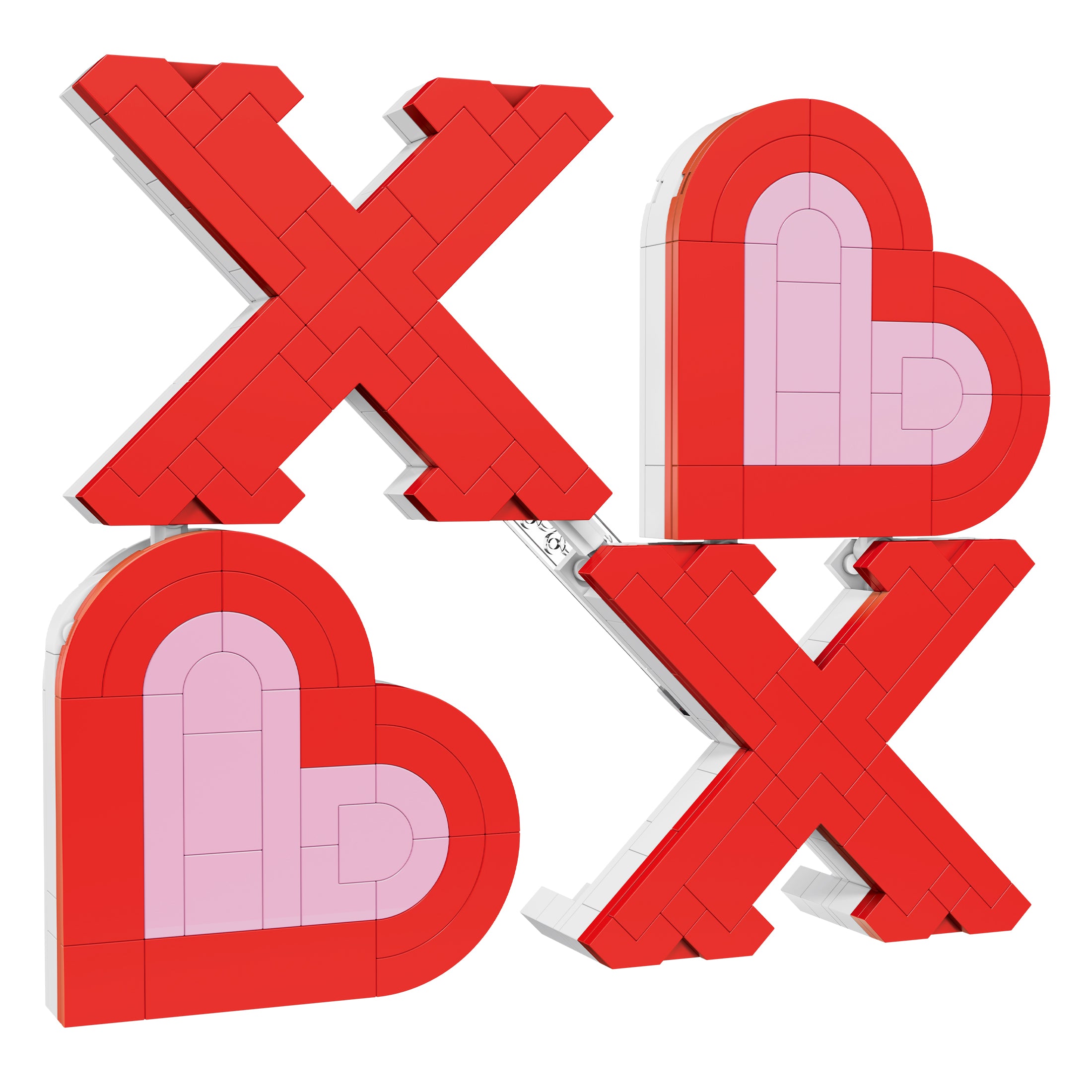 XOXO Brickcraft XOXO Sign Building Set - 244 Pieces