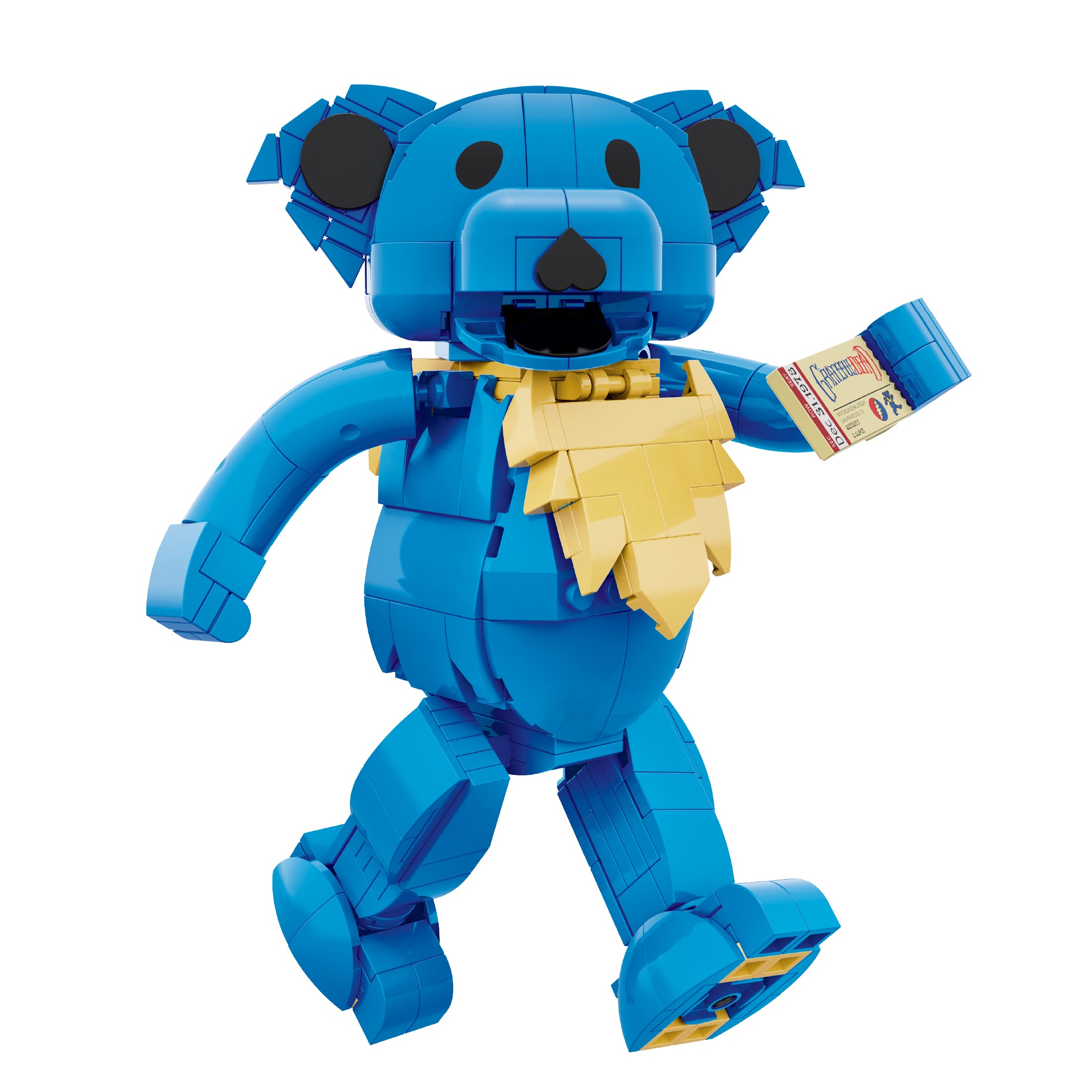 Grateful Dead Dancing Bear Building Set | Brickcraft – 387 Pieces