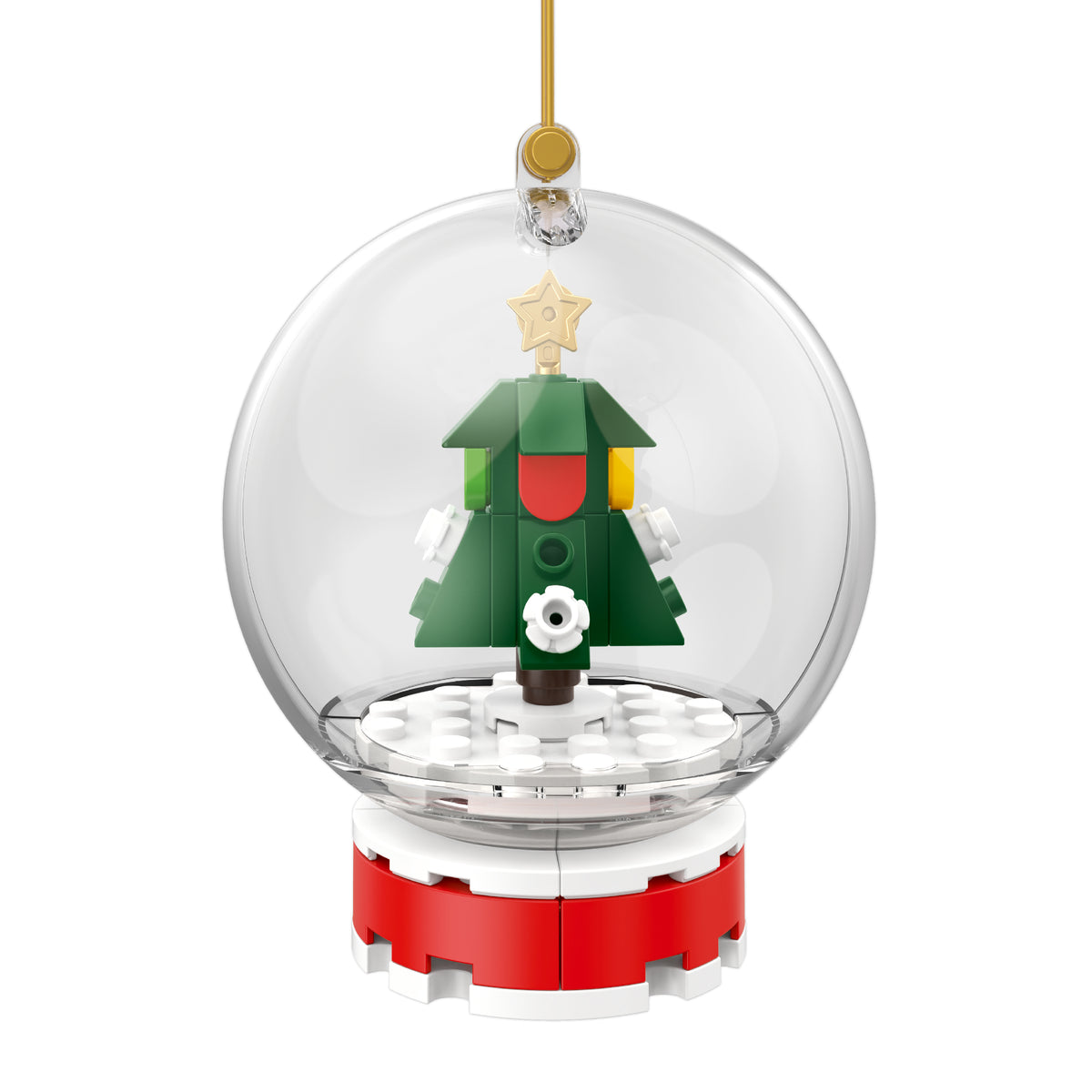 Tree Snow Globe Ornament