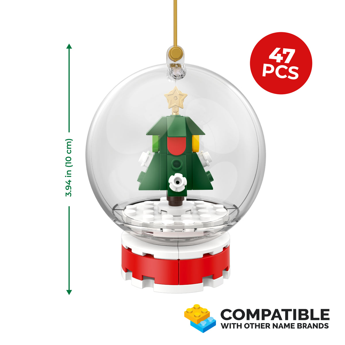 Tree Snow Globe Ornament