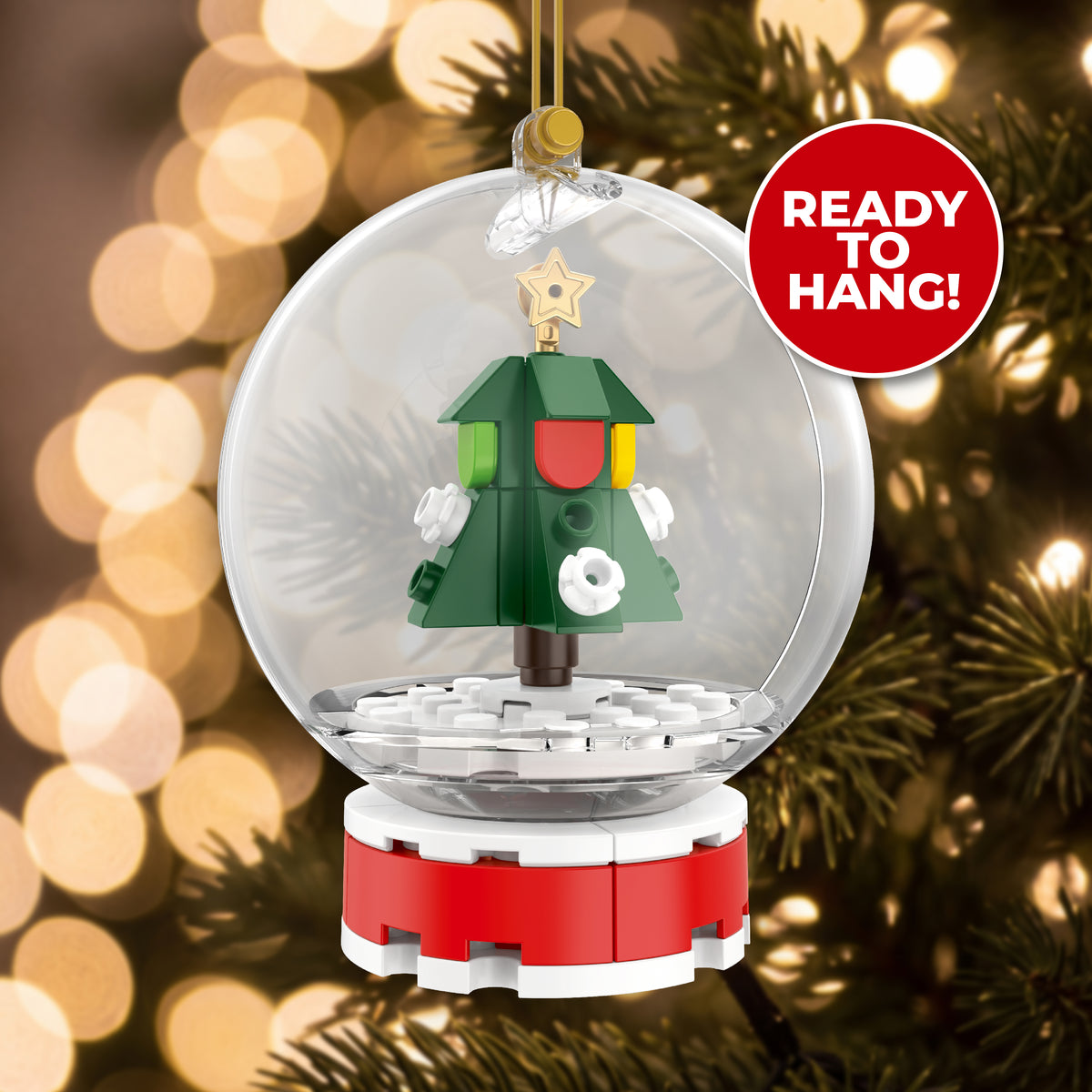 Tree Snow Globe Ornament