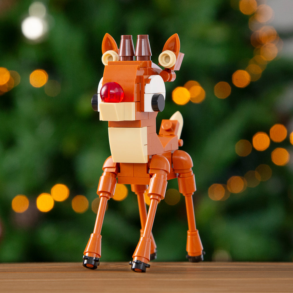 Brick Rudolph Brickcraft x Rudolph Brick Building Set – 125 Piece Kit