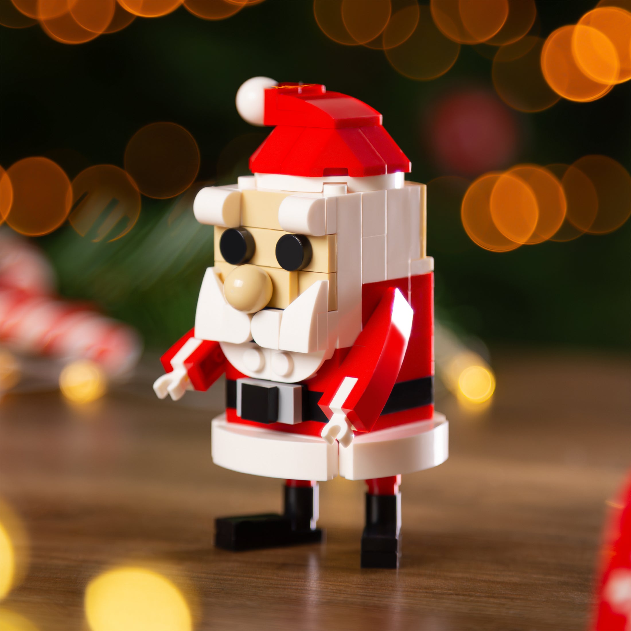 Brickcraft x Rudolph Santa Claus Brick Building Set – 120 Piece Kit