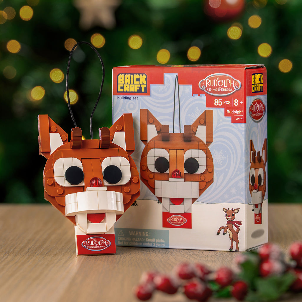 Brick Rudolph Rudolph x Rudolph Ornament Brick Building Set - 85-Piece Kit – Brickcraft