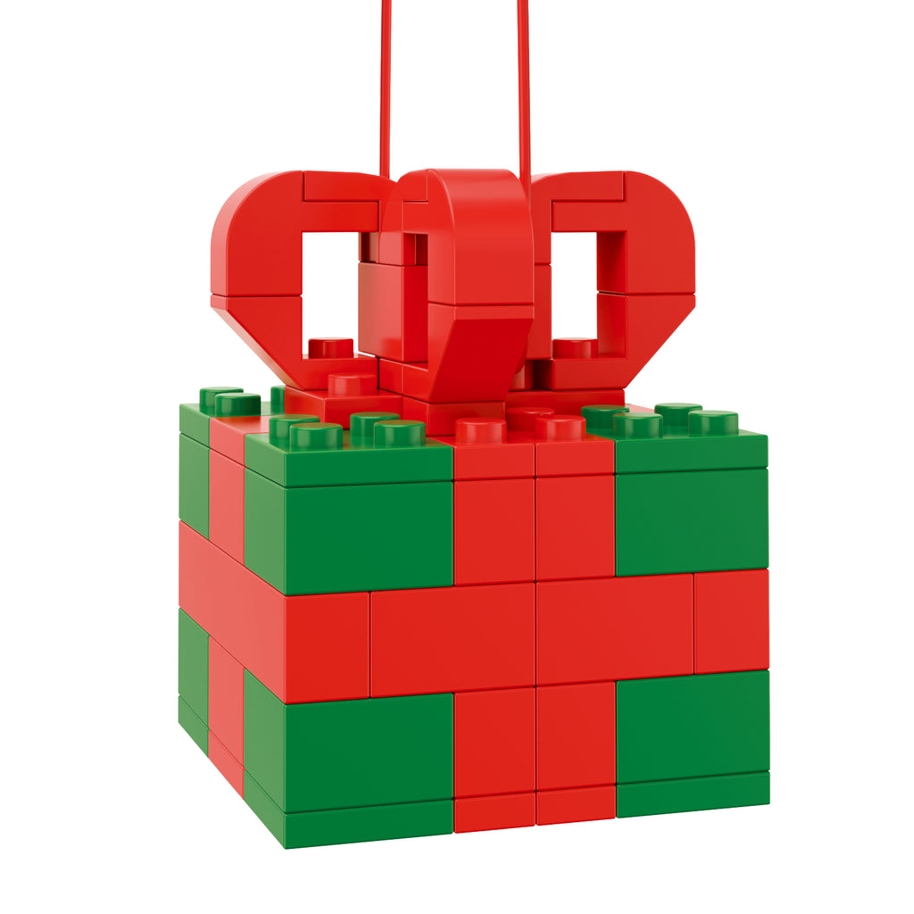 Teddy Bear Present Ornament