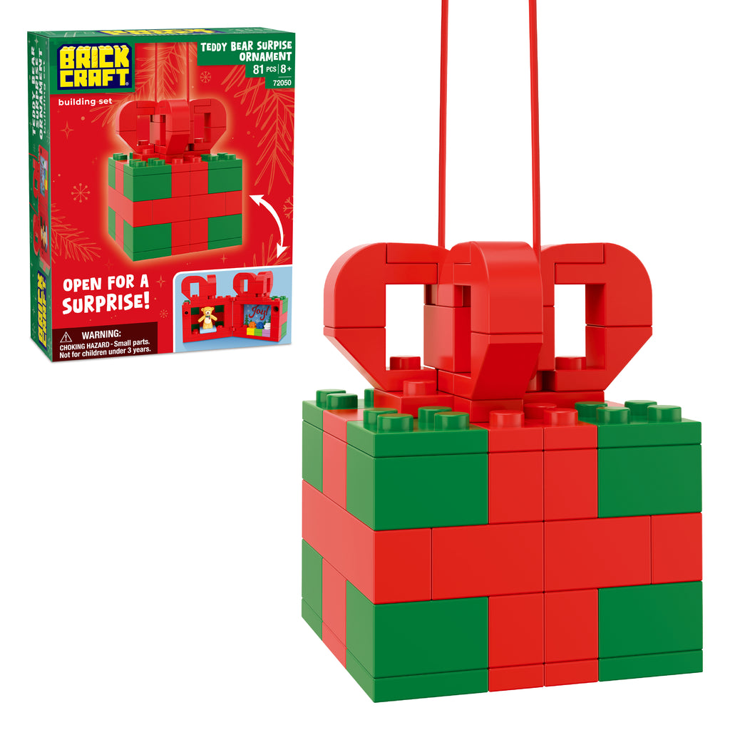 Teddy Bear Present Ornament