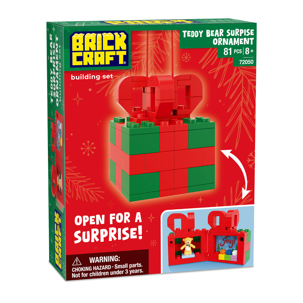 Teddy Bear Present Ornament