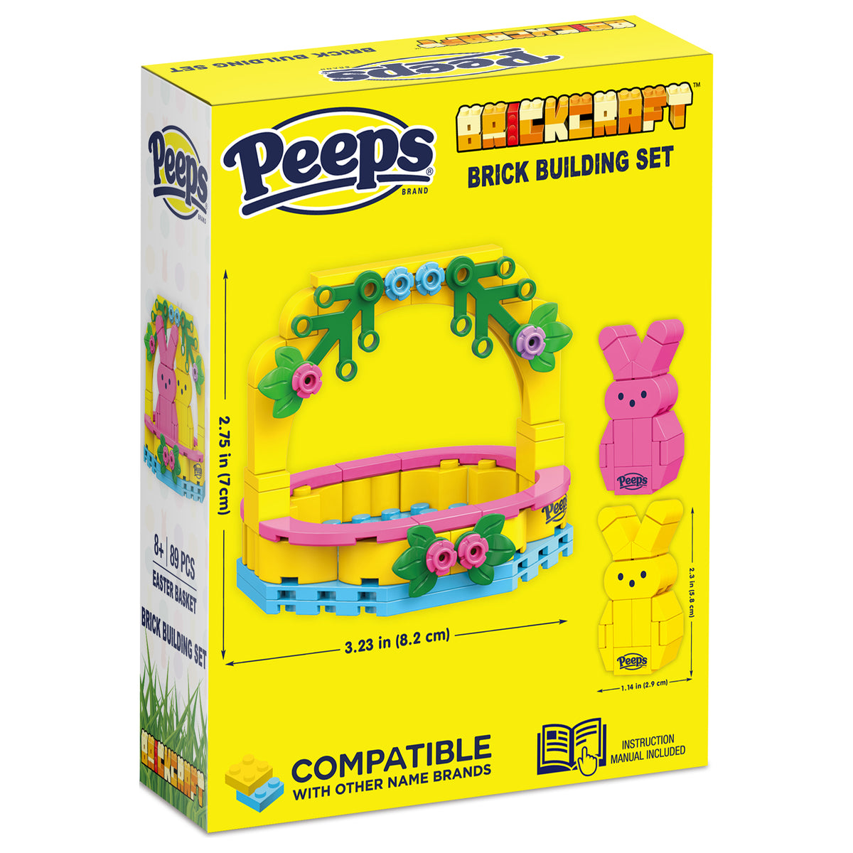 Peeps Easter Basket (Pink & Yellow)