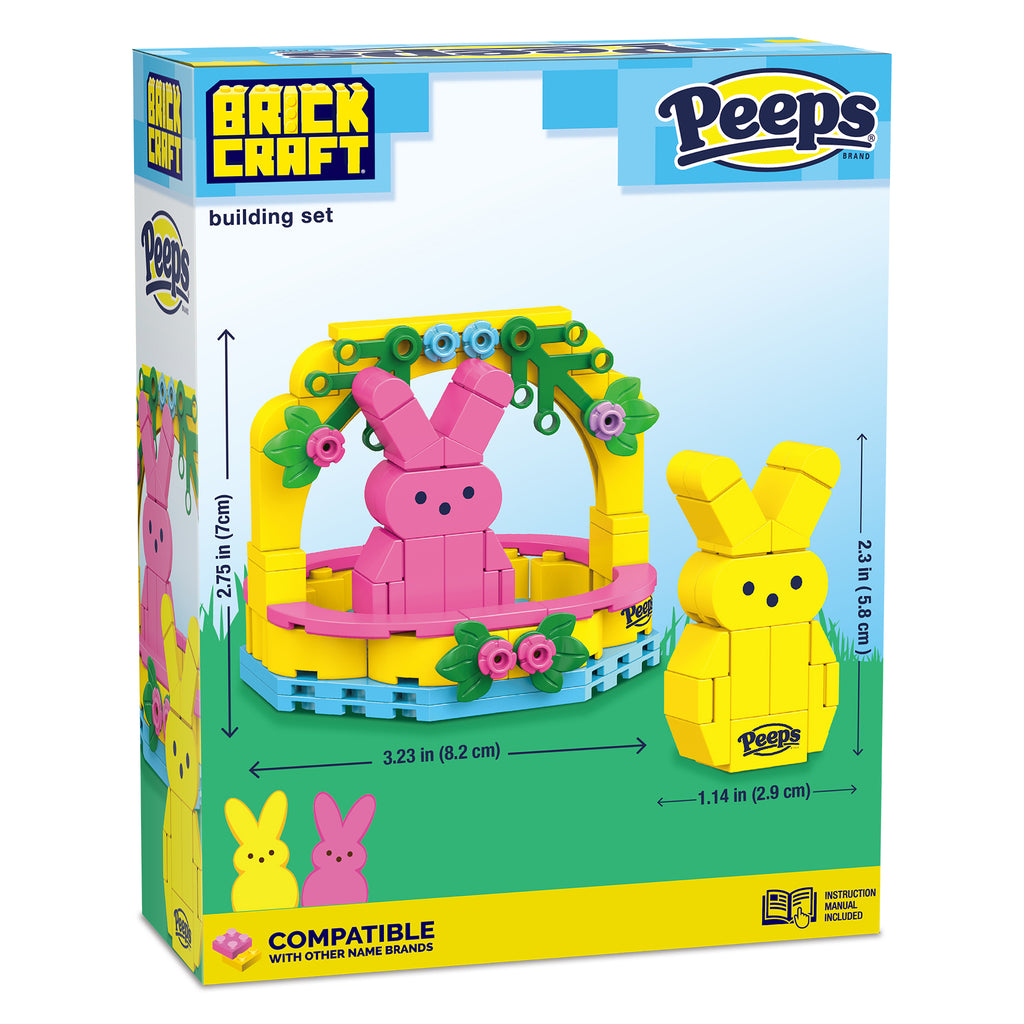 Peeps Easter Basket (Pink & Yellow)