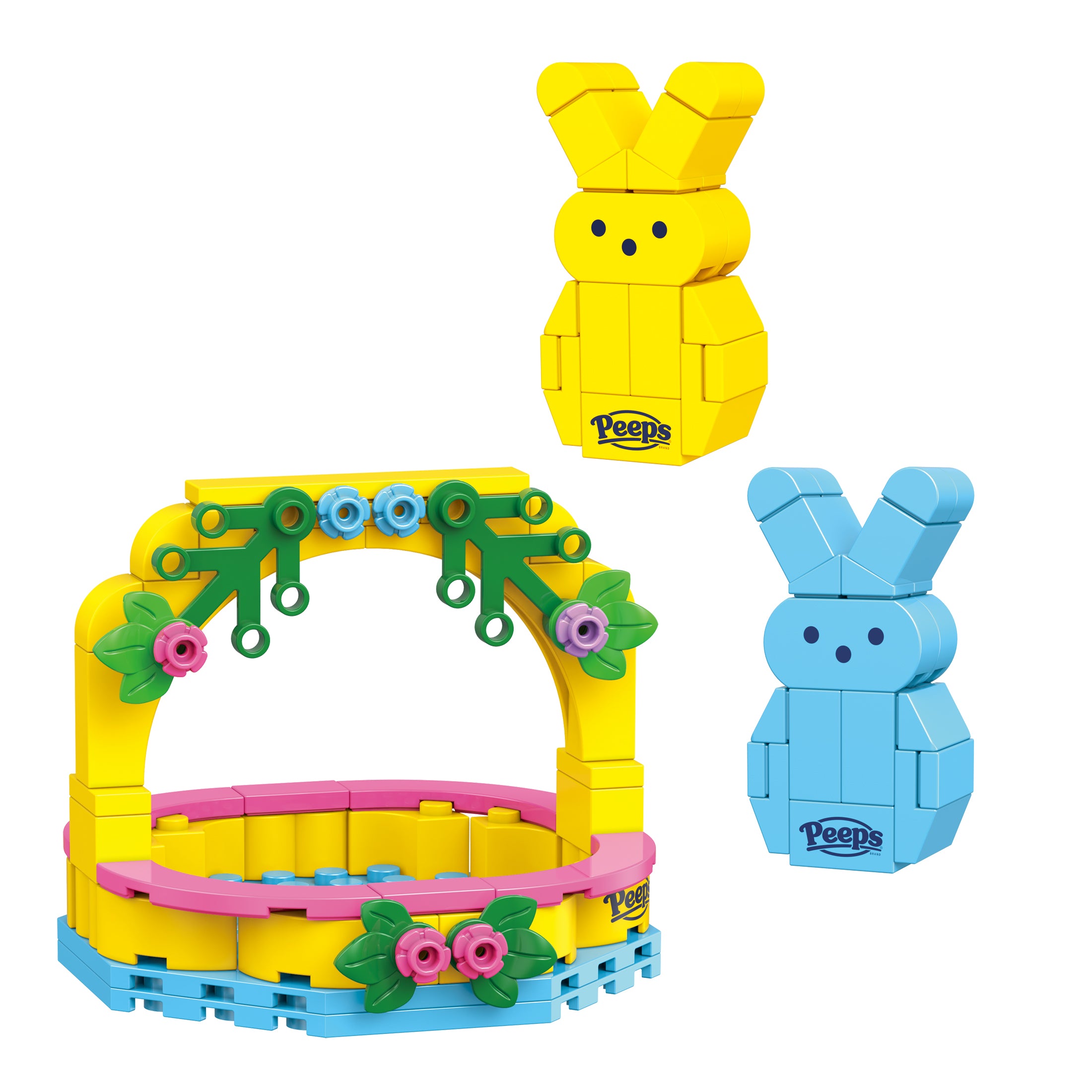 Peeps Easter Basket (Yellow & Blue)