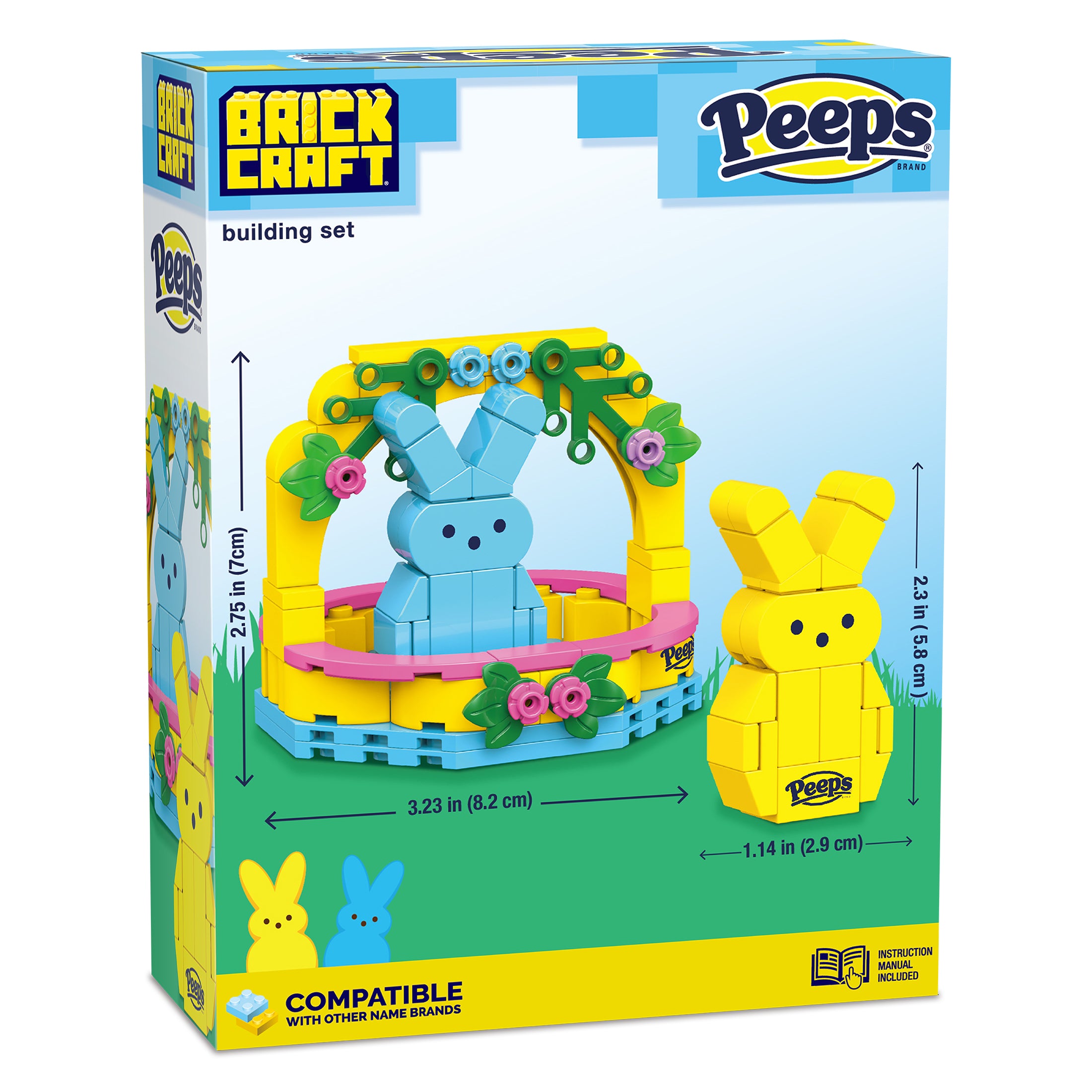 Peeps Easter Basket (Yellow & Blue)