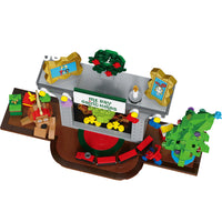 Grinch in Fireplace