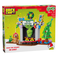 Grinch in Fireplace