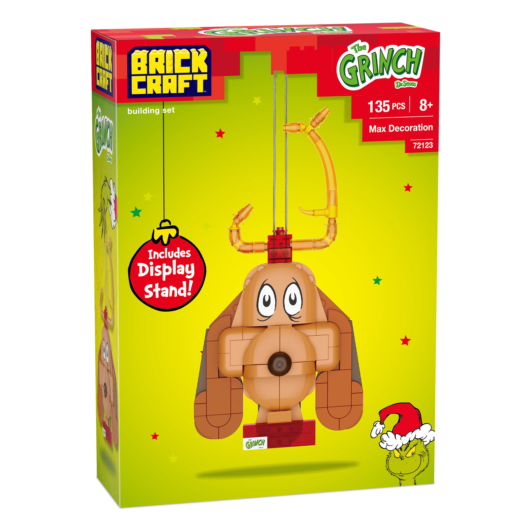 Brickcraft x The Grinch Max Decoration Brick Building Set – 135 Pieces