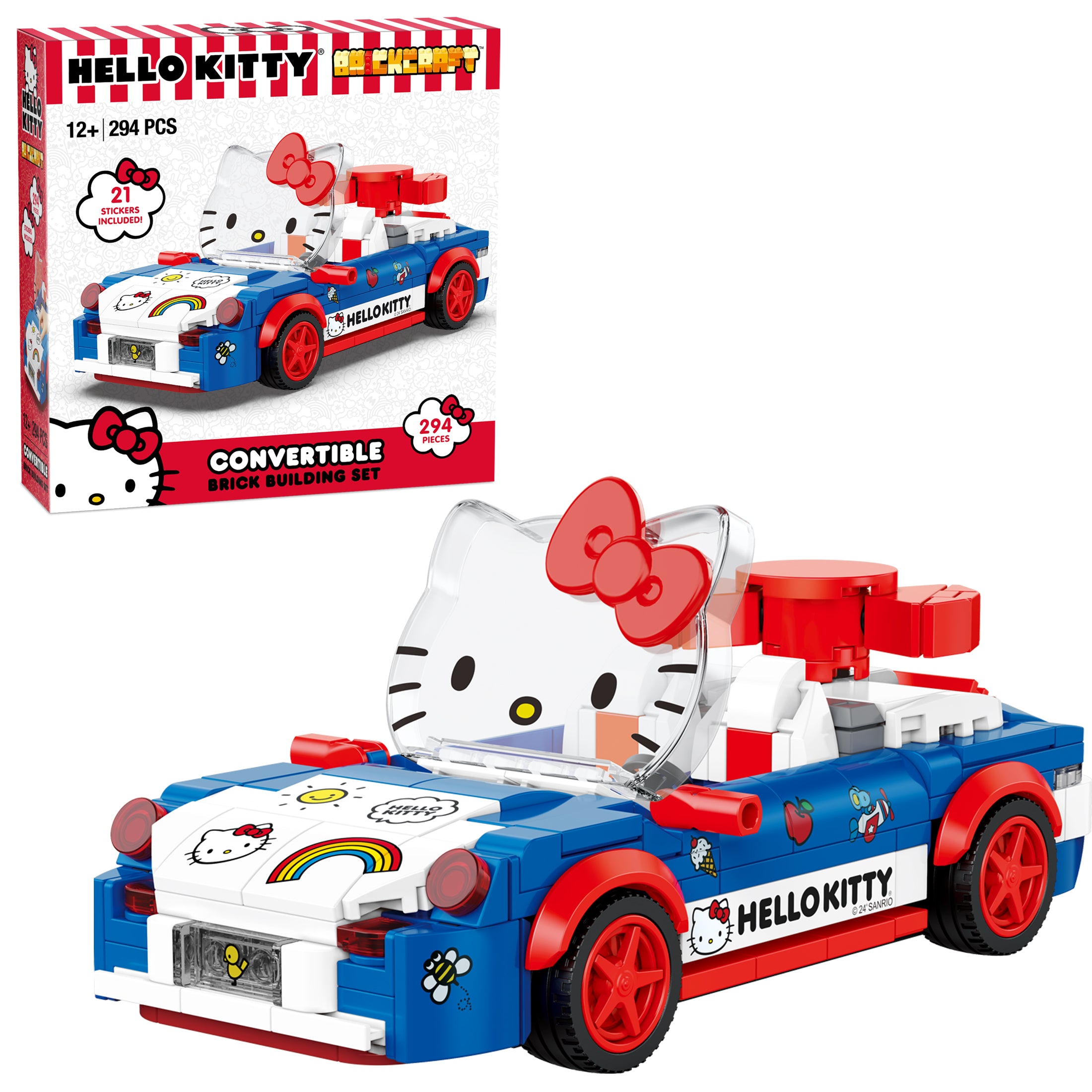 Brickcraft x Hello Kitty Convertible Brick Building Set – 294