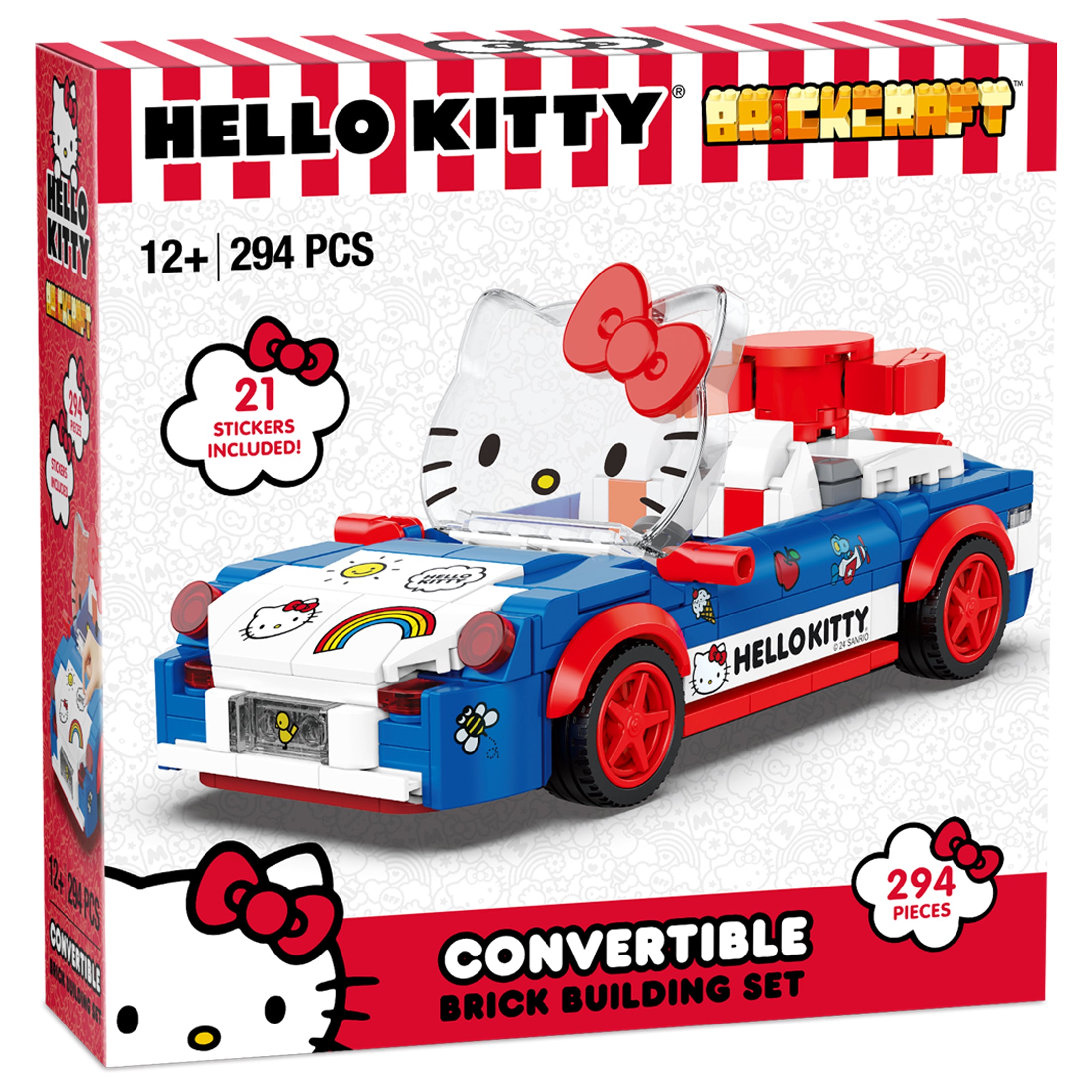 Brickcraft x Hello Kitty Convertible Brick Building Set – 294