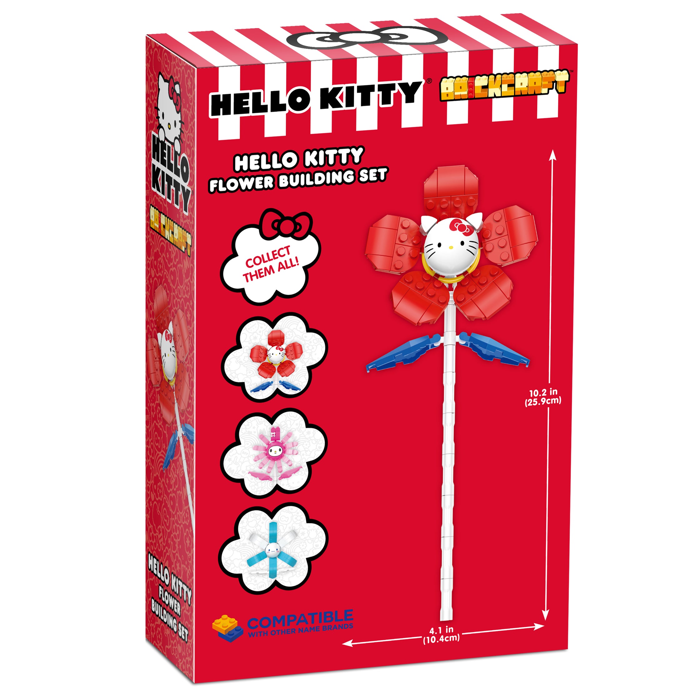 Brickcraft x Sanrio Hello Kitty Flower Brick Building Set – 74