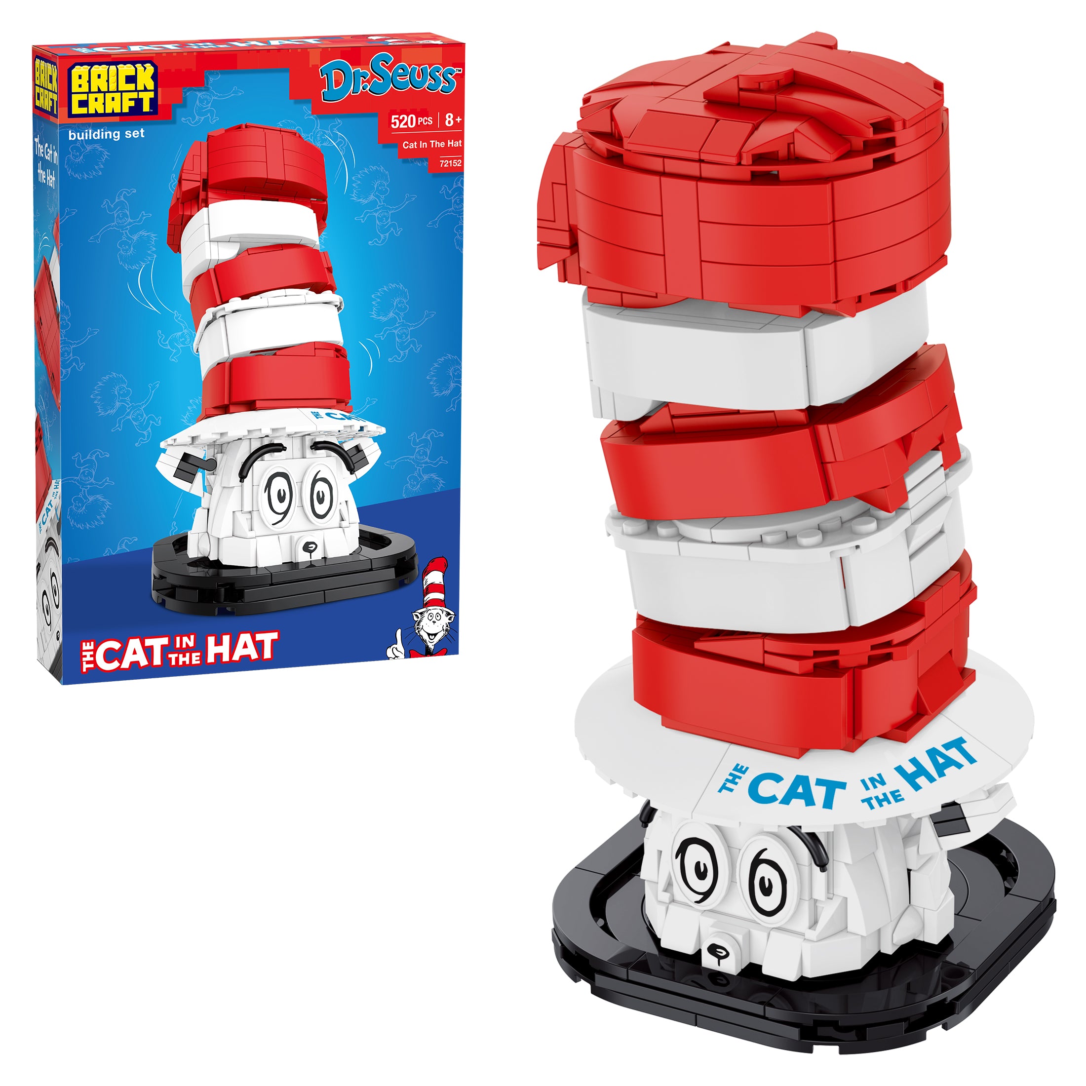 Brickcraft x Dr. Seuss Cat in the Hat Brick Building Set – 520