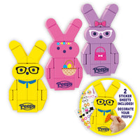 Peeps 3-Pack Bunnies (Yellow, Purple, Pink)