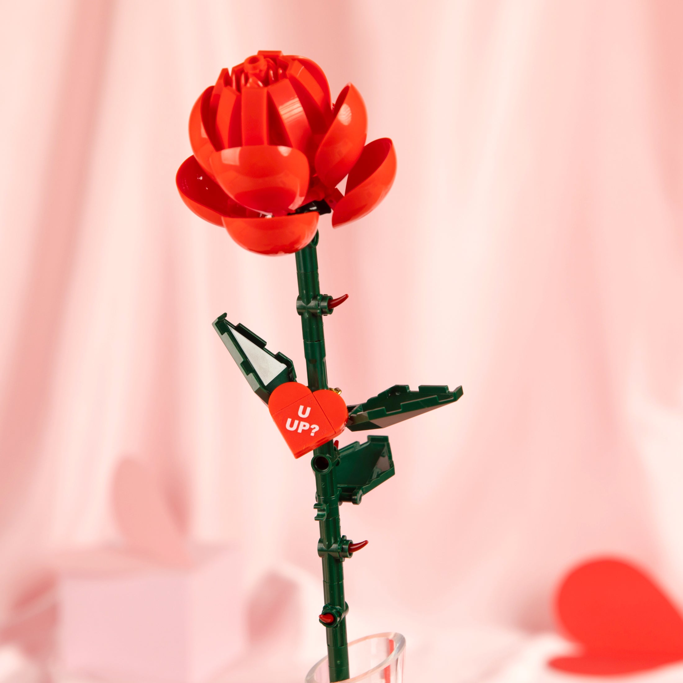 Bricktanicals Long Stem Red Rose 102 Pieces Building Set Bricktanicals Long Stem Red Rose 102 Pieces Building Set