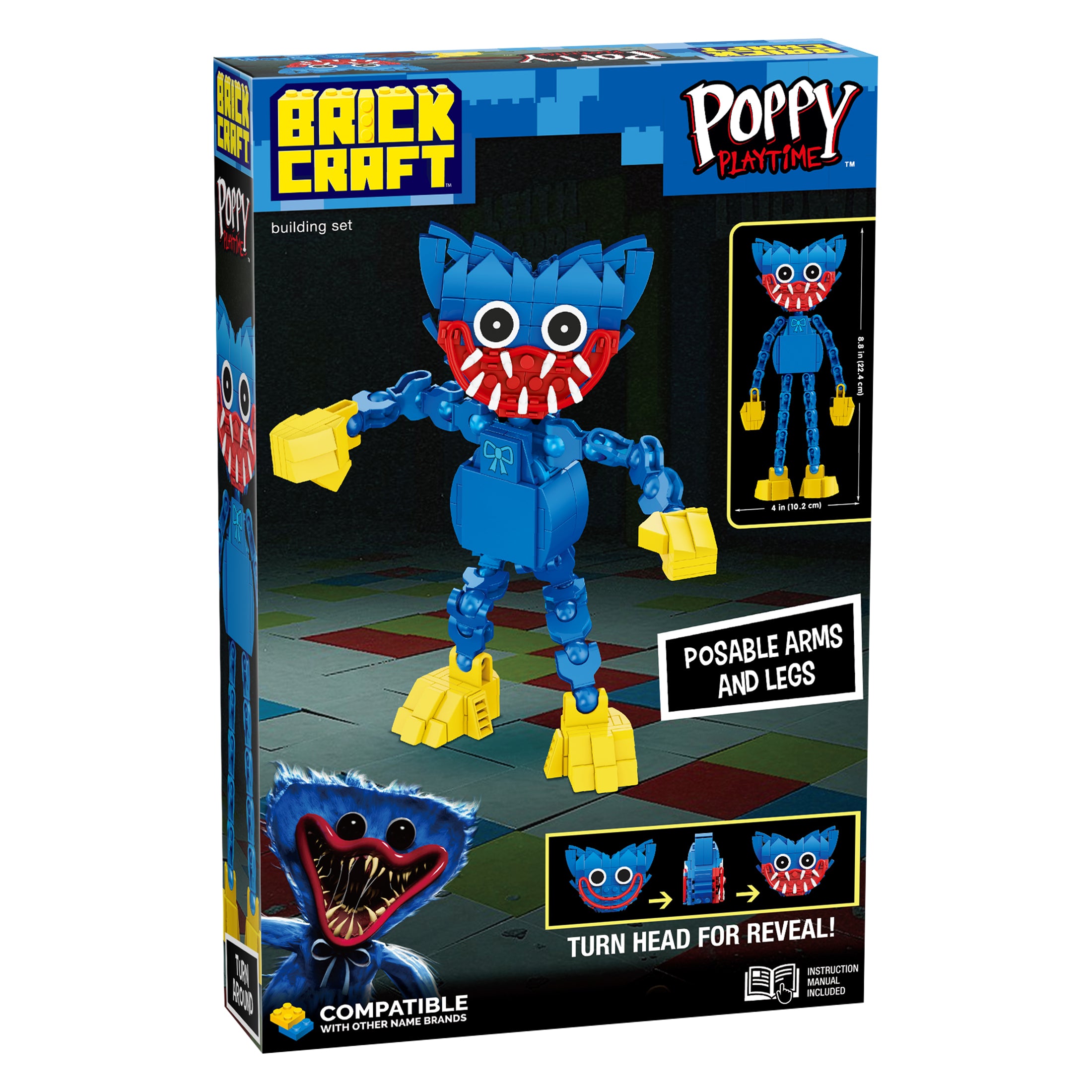 Brickcraft x Poppy Playtime Huggy Wuggy Brick Building Set