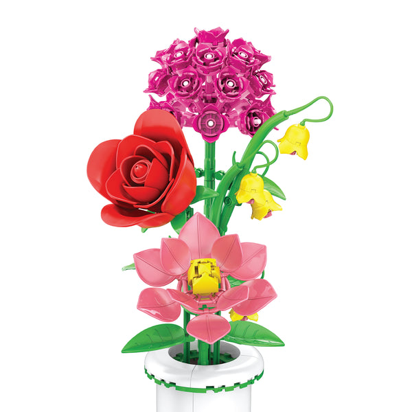 Bricktanicals Radiant Bouquet & Vase Building Set – Brickcraft