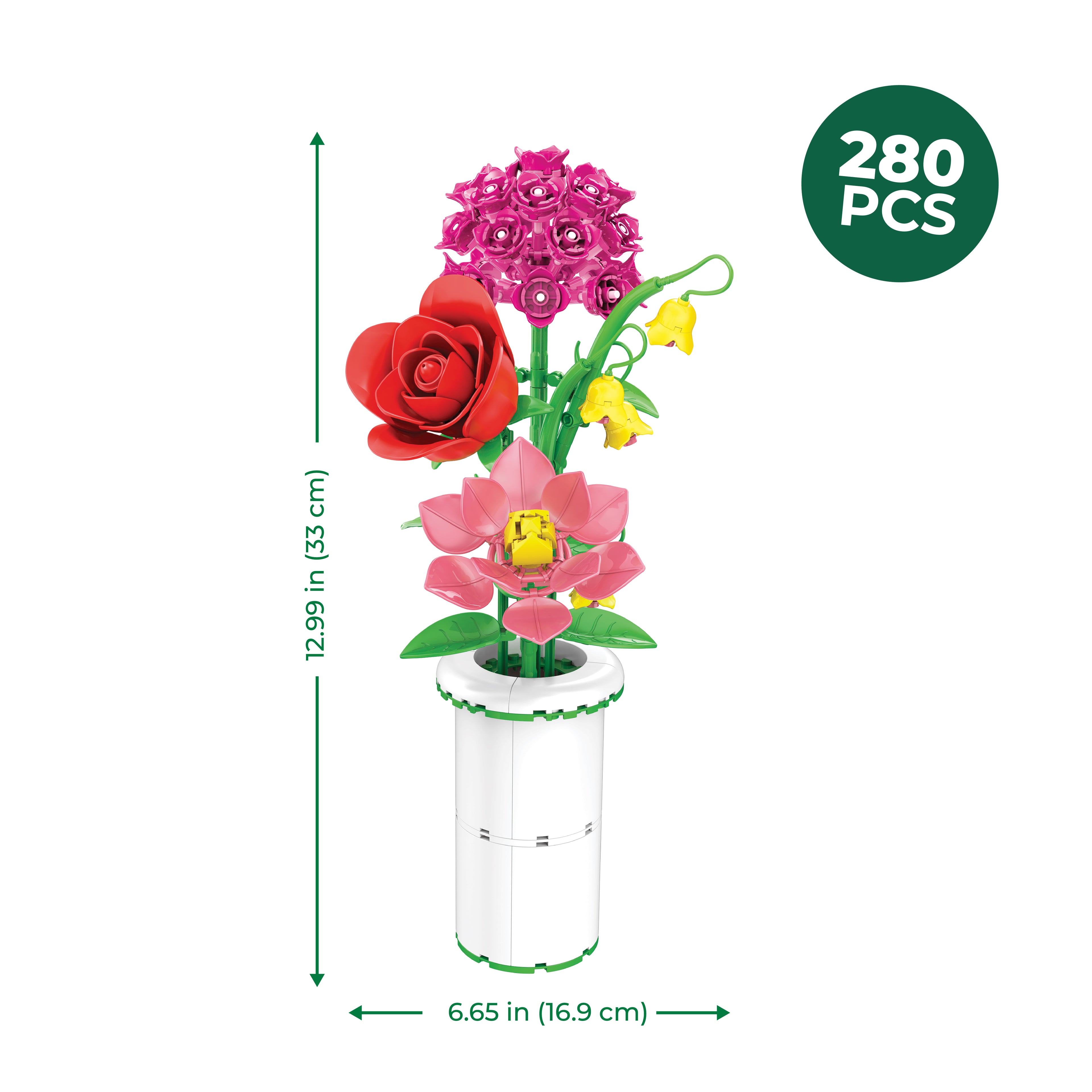 Radiant Bouquet & Vase