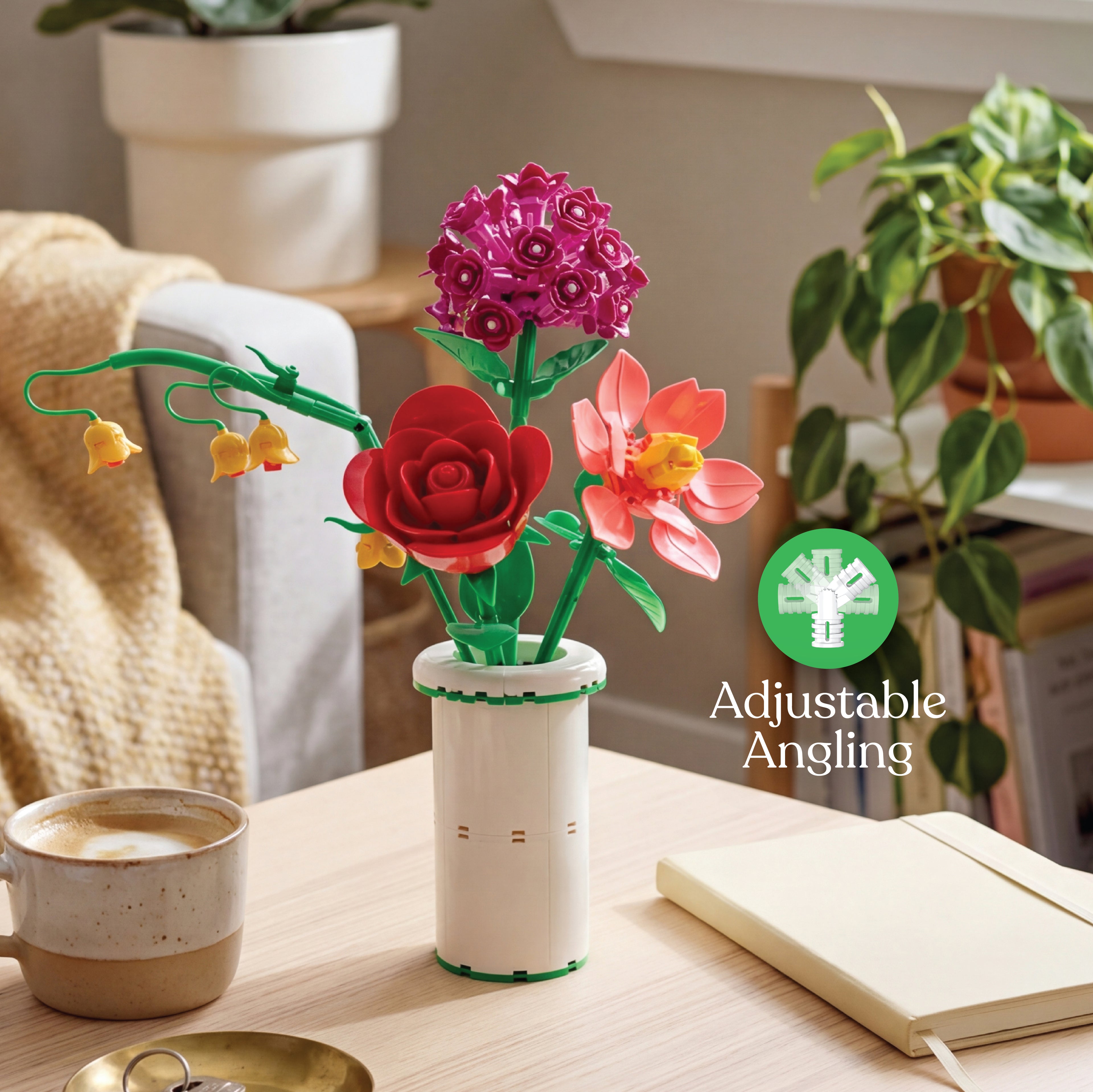 Radiant Bouquet & Vase