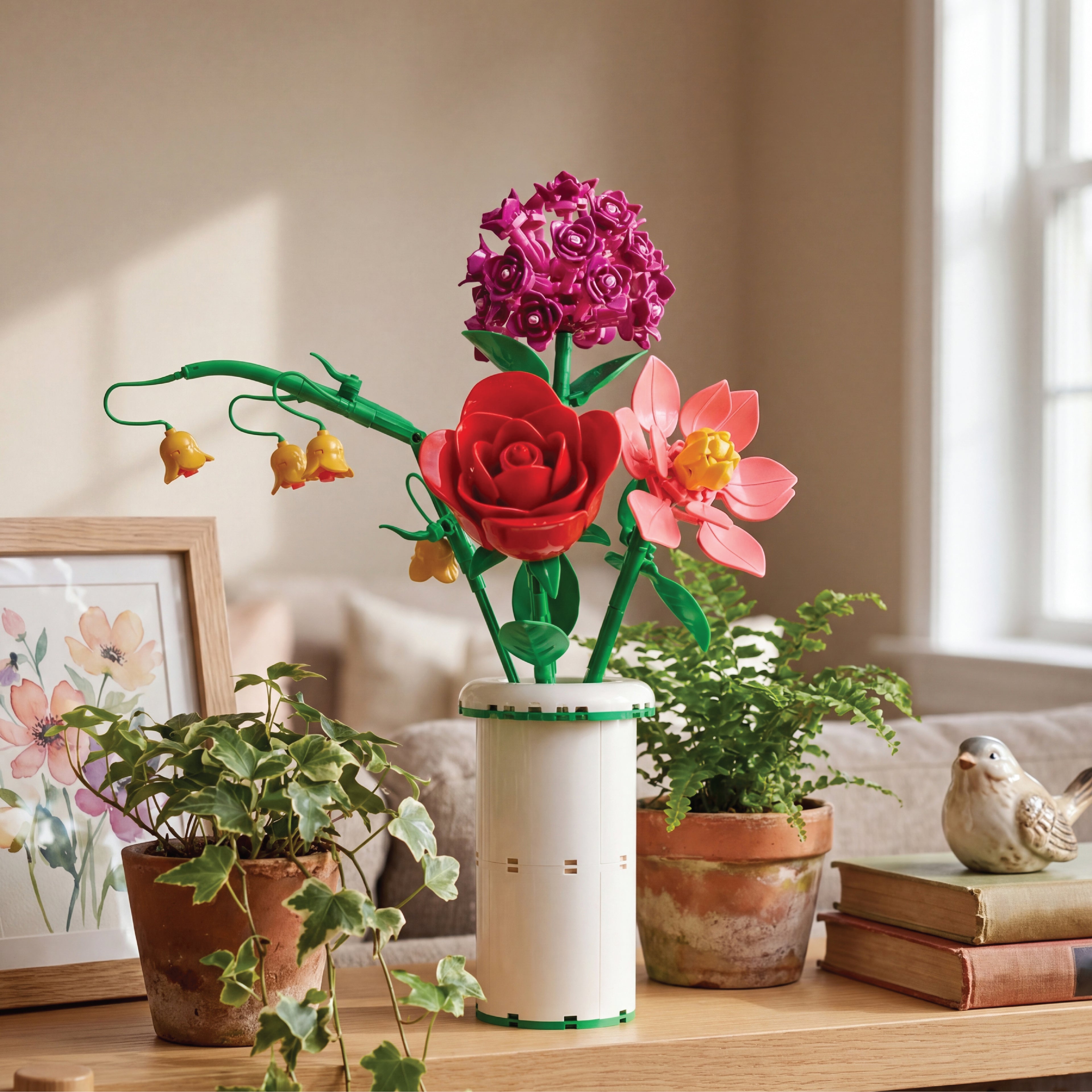 Radiant Bouquet & Vase