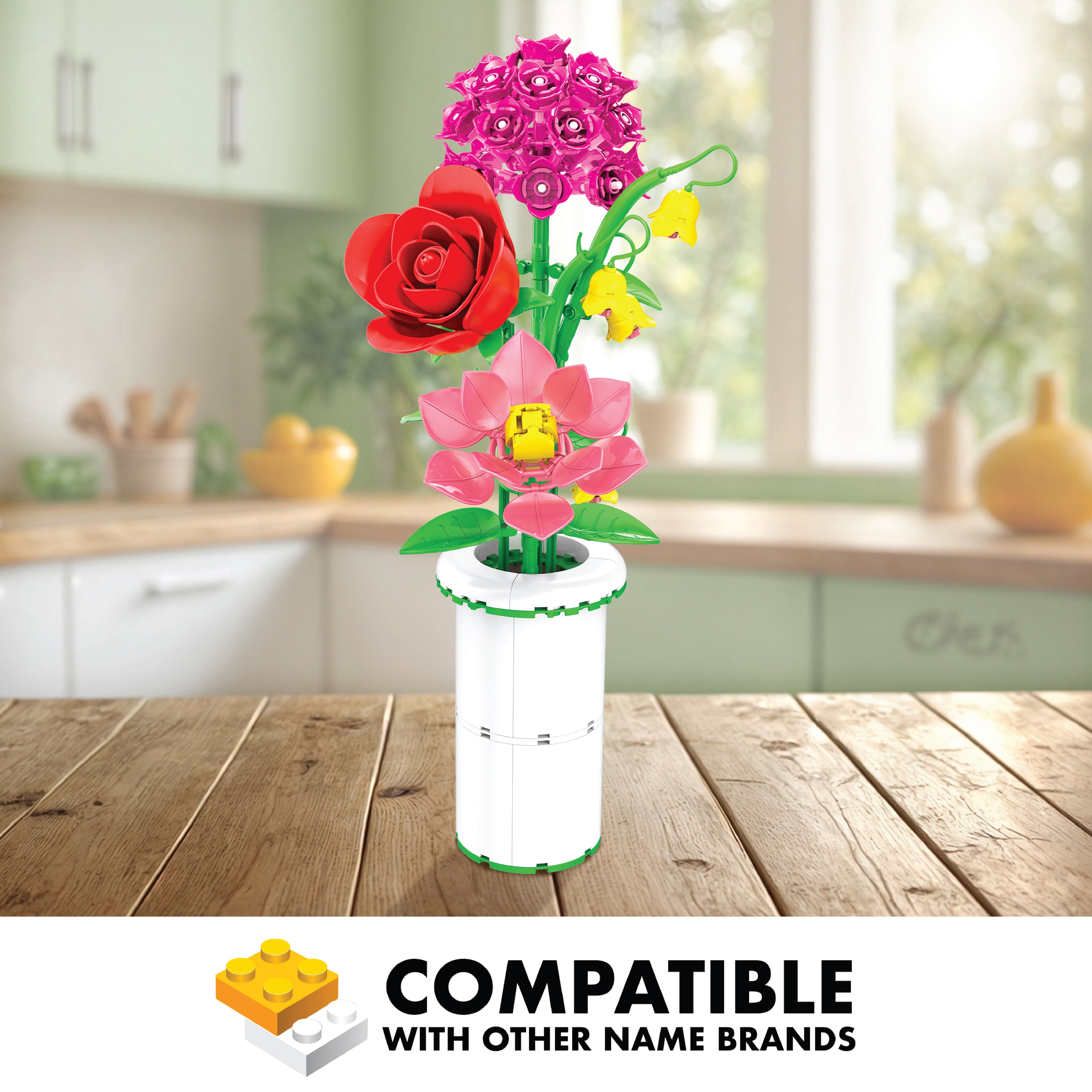 Radiant Bouquet & Vase