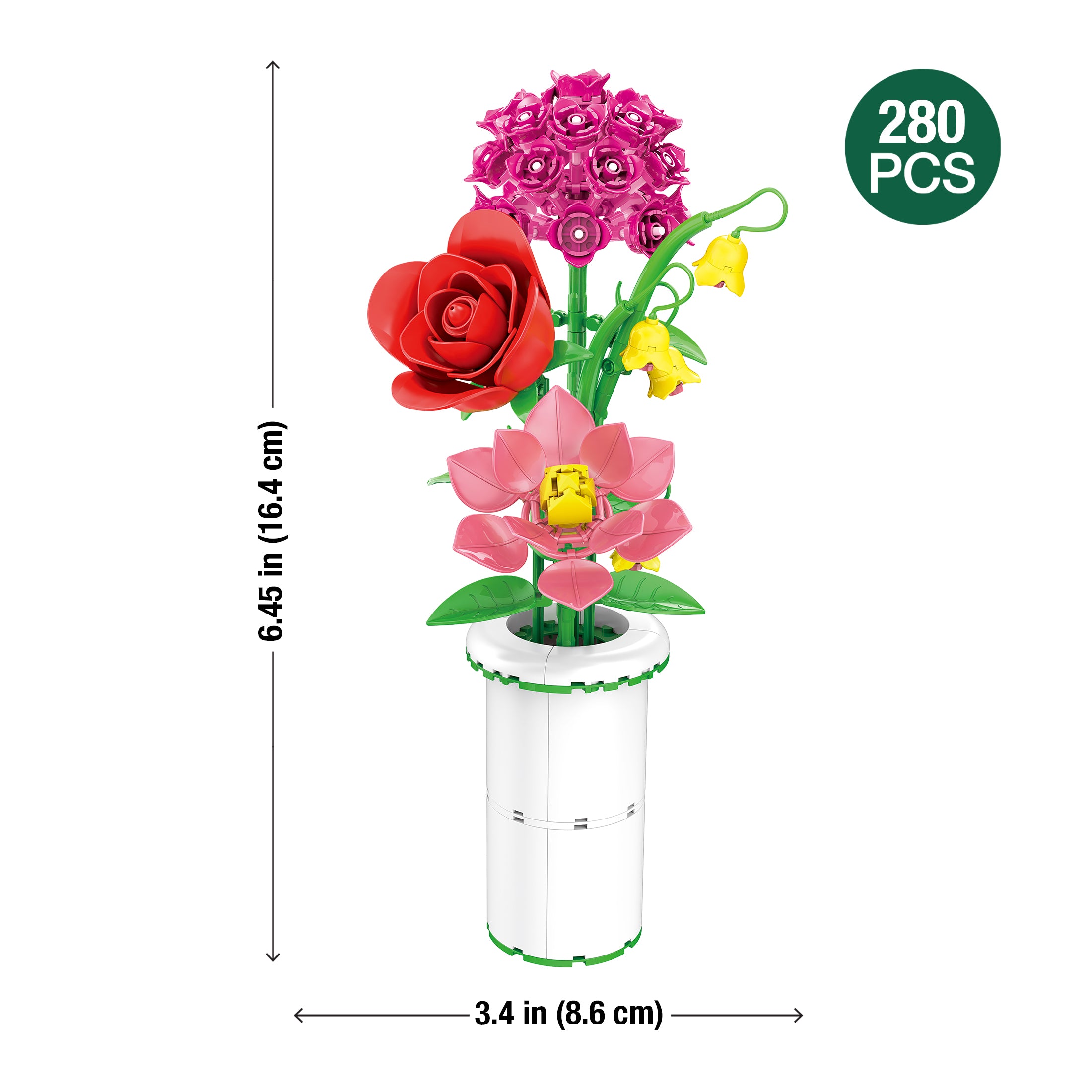 Radiant Bouquet & Vase