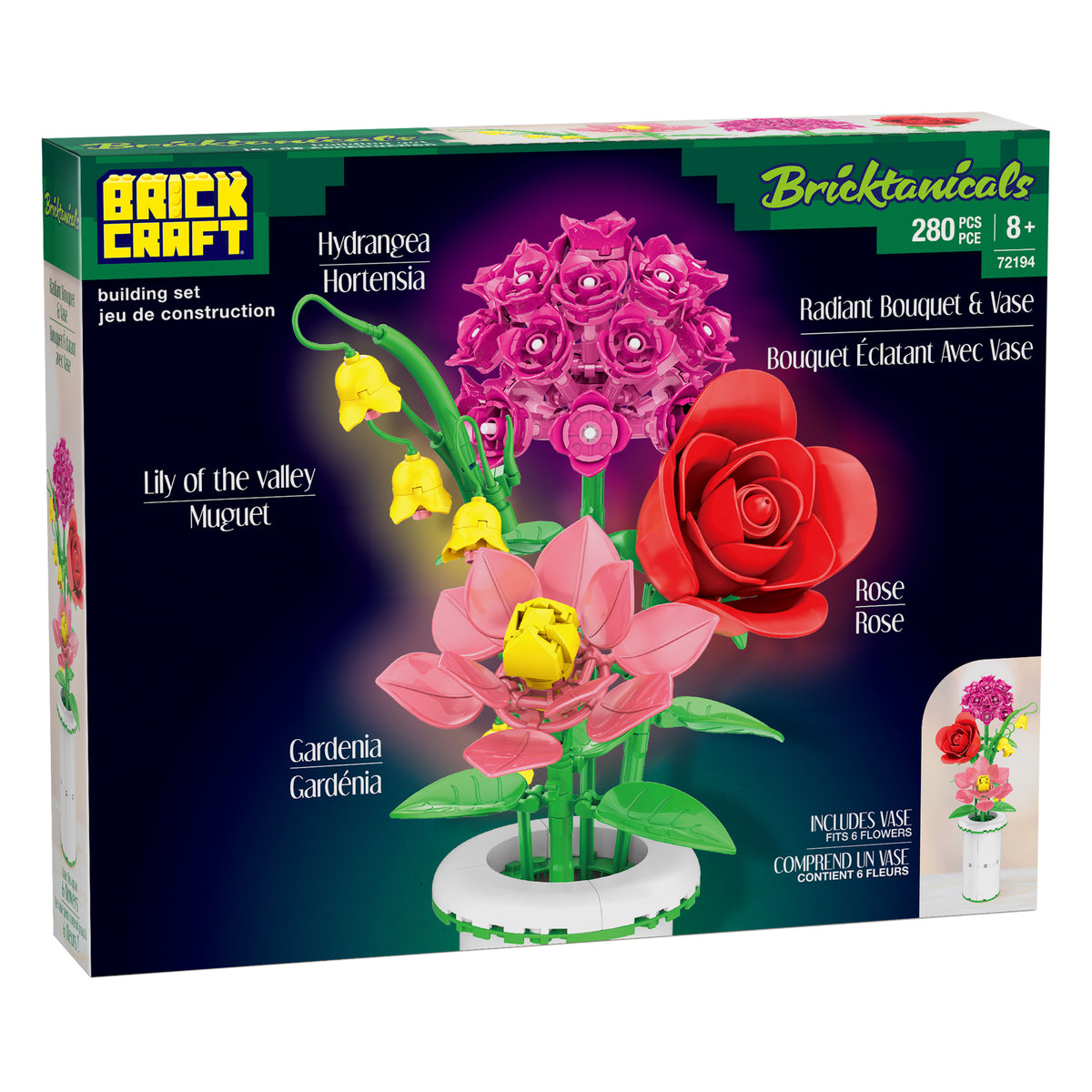 Radiant Bouquet & Vase