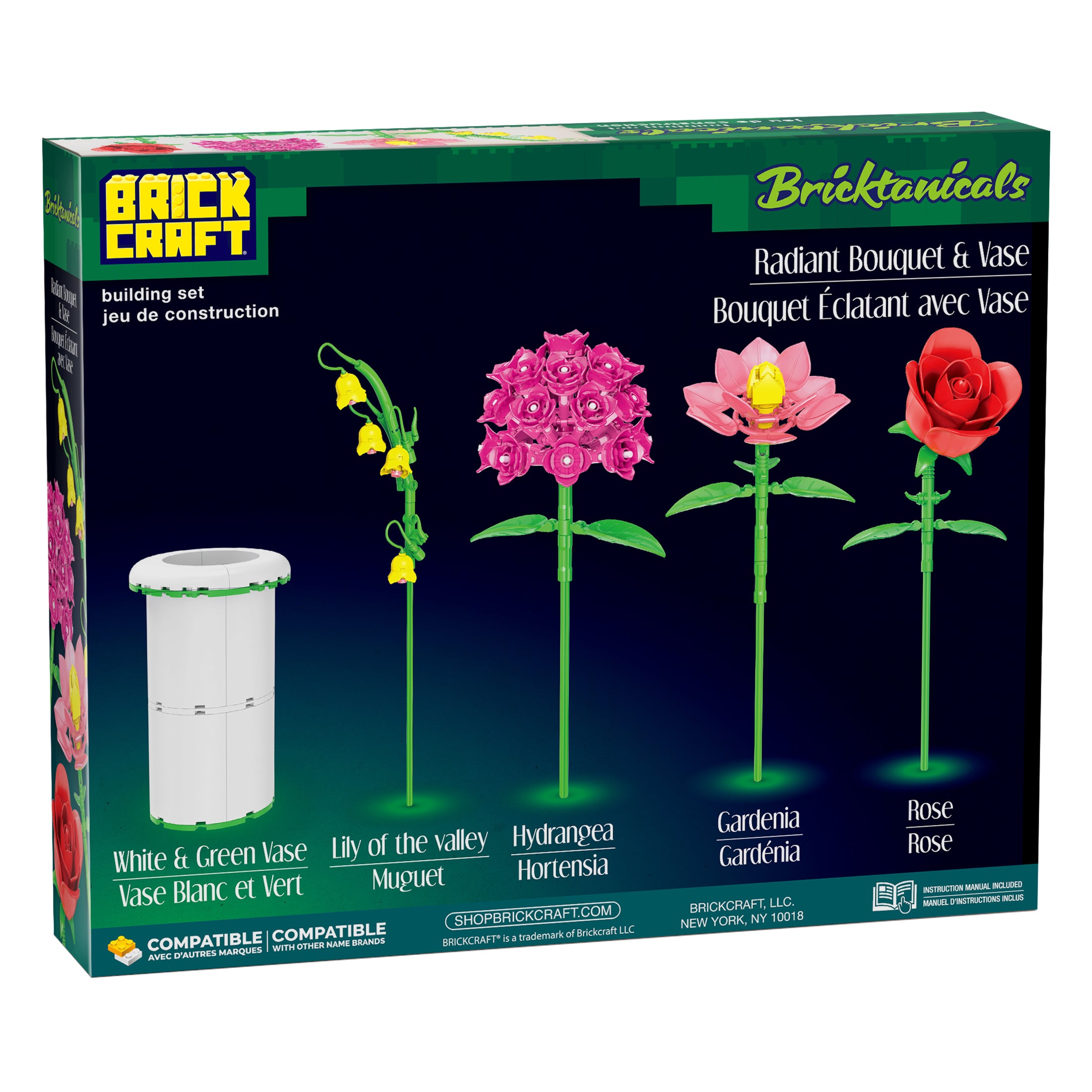 Bricktanicals Radiant Bouquet & Vase Building Set – Brickcraft