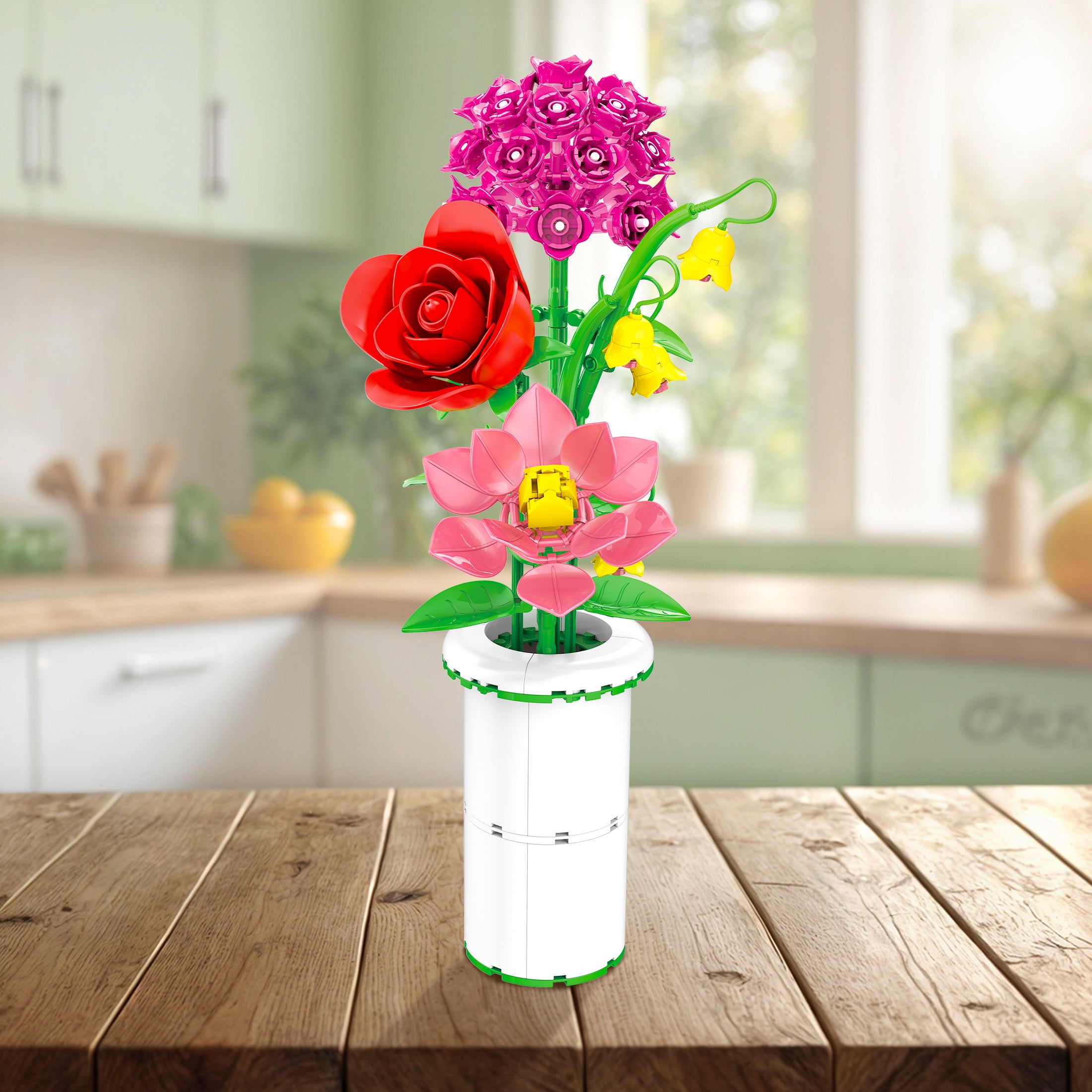 Radiant Bouquet & Vase