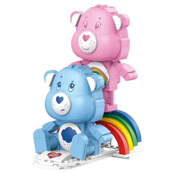 Brickcraft x Care Bears Cheer Bear & Grumpy Bear Brick Building Set