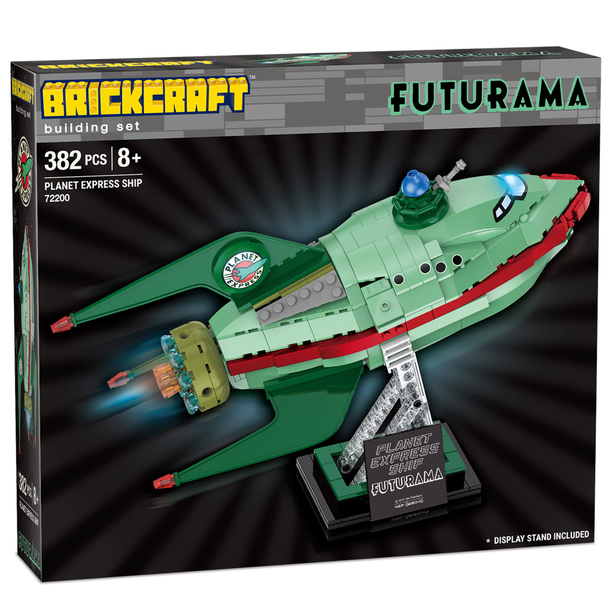 Brickcraft x Futurama Planet Express Ship Brick Building Set - 382 pcs