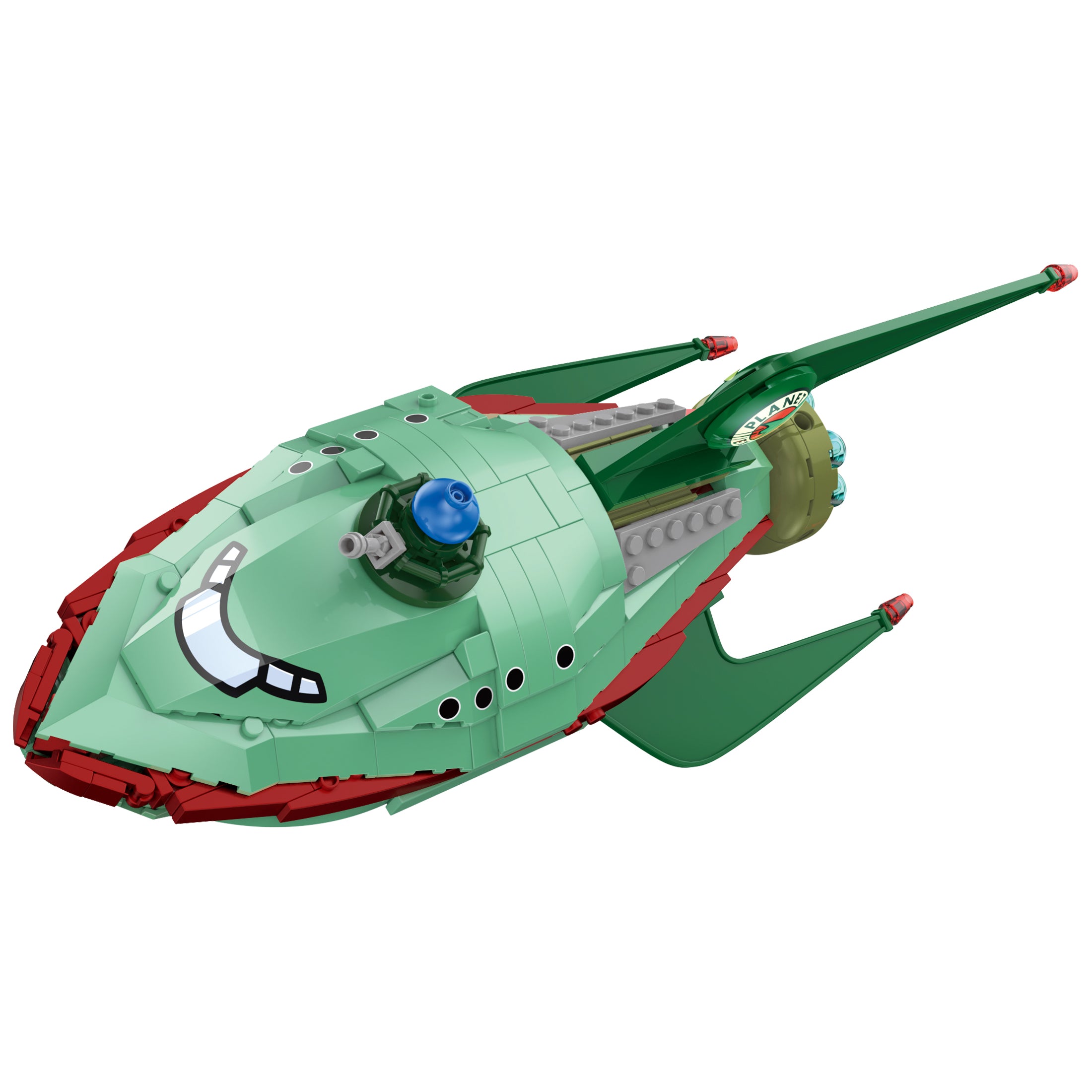 Brickcraft x Futurama Planet Express Ship Brick Building Set - 382 pcs