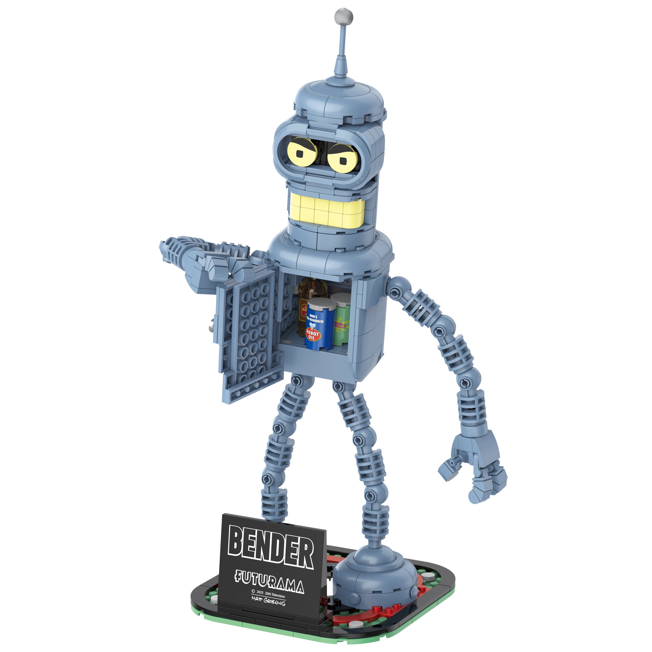 Brickcraft x Futurama Bender Brick Building Set – 396 Piece Kit