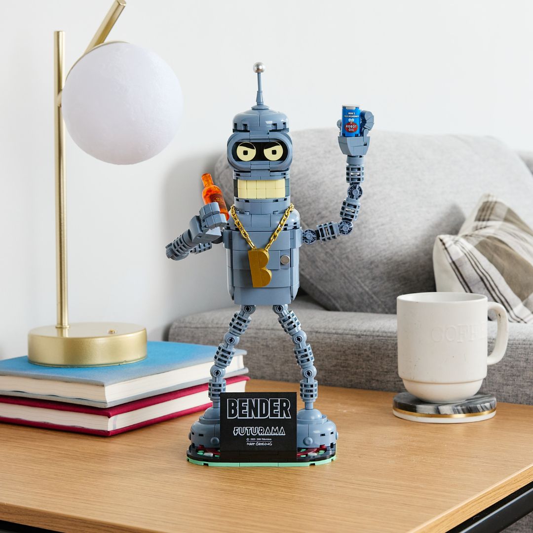 Brickcraft x Futurama Bender Brick Building Set – 396 Piece Kit