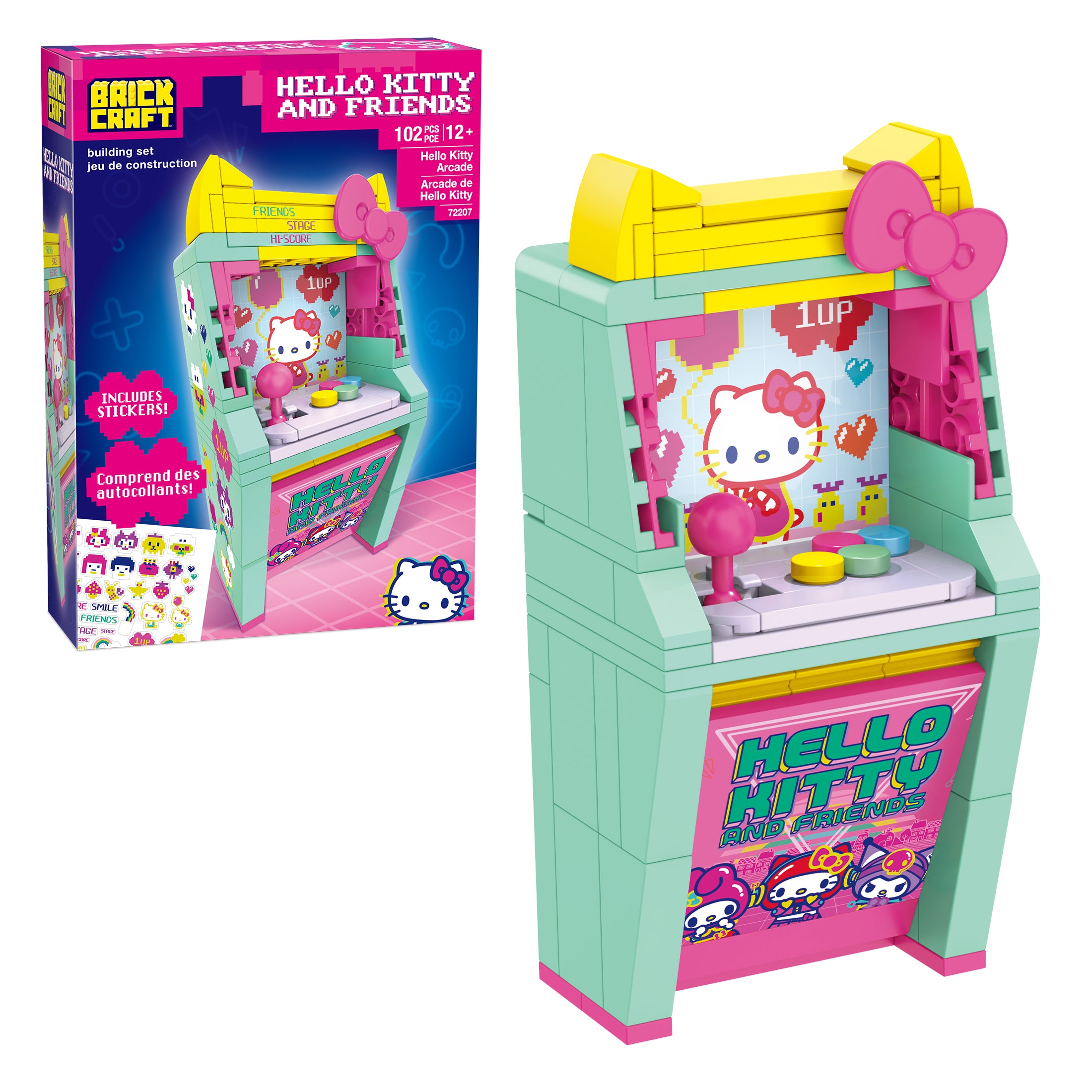 Brickcraft x Hello Kitty Arcade Building Set