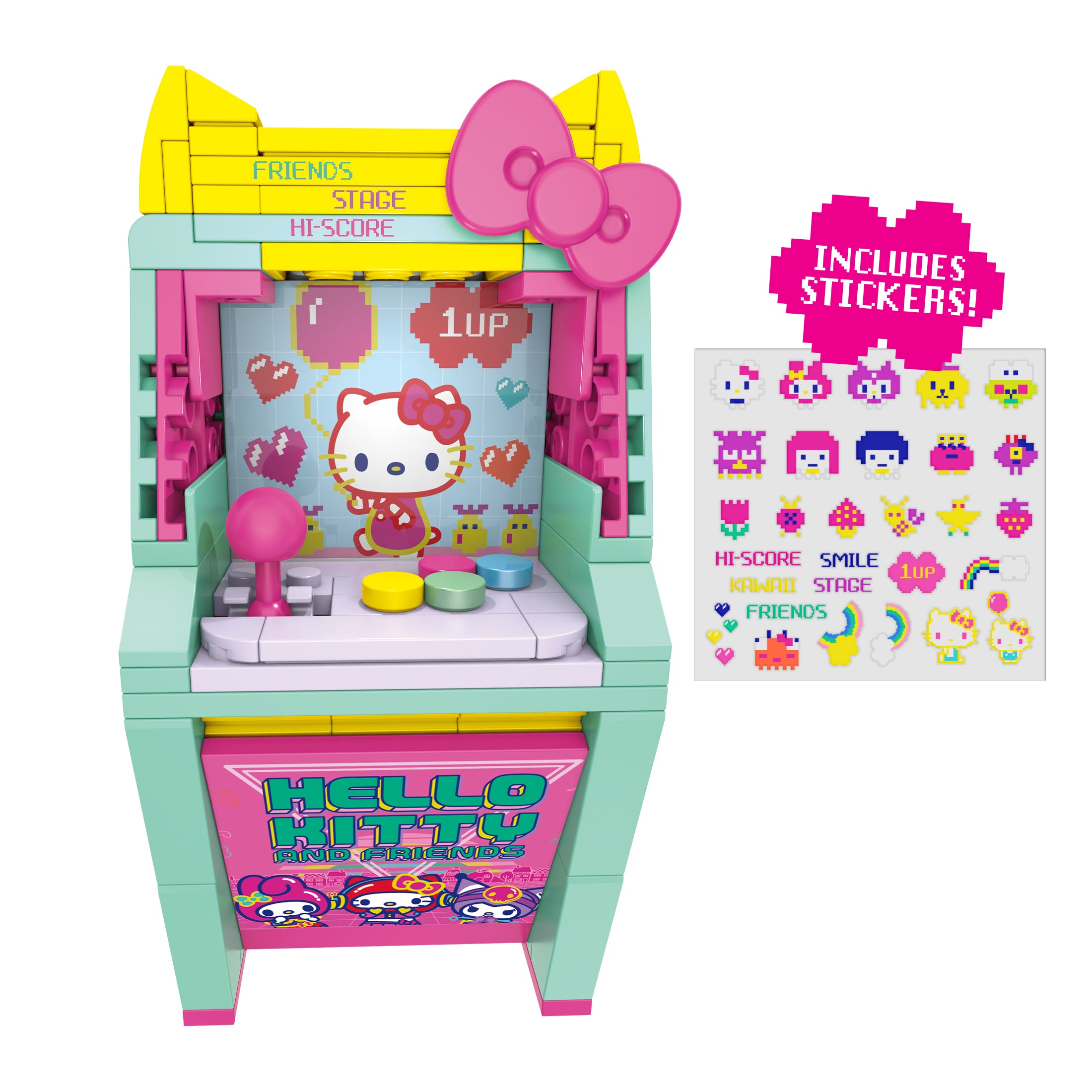 Brickcraft x Hello Kitty Arcade Building Set