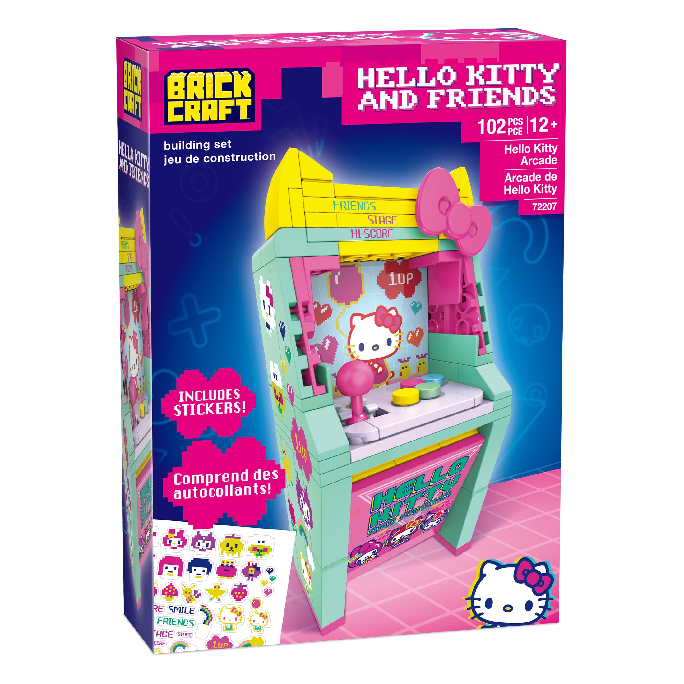 Brickcraft x Hello Kitty Arcade Building Set