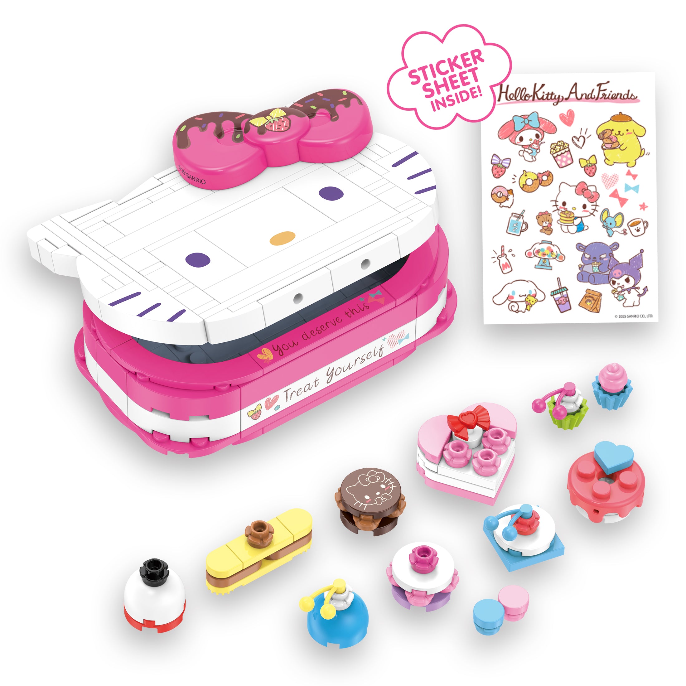 Brickcraft x Hello Kitty Dessert Box Brick Building Kit