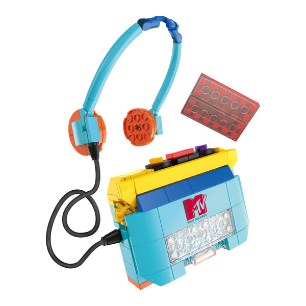 Brickcraft x MTV Cassette Player Building Set