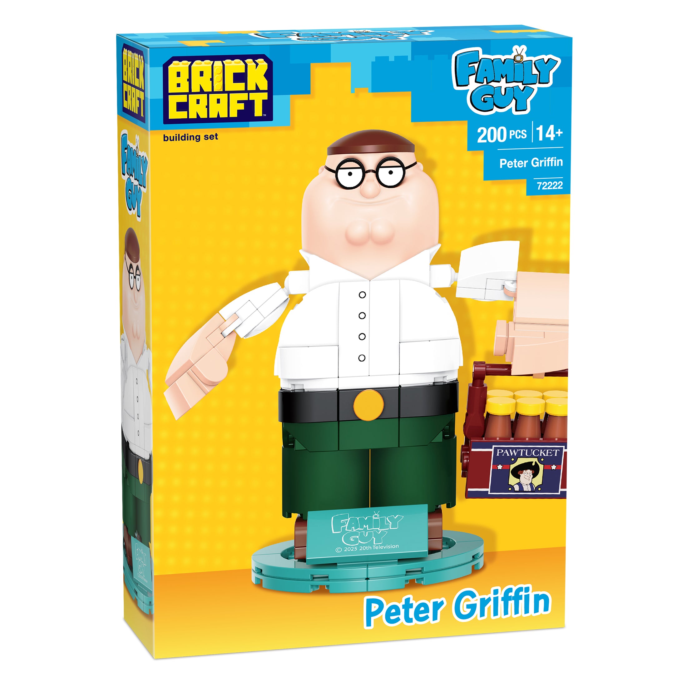 Brickcraft x Family Guy Peter Griffin Building Kit (200-pc set)