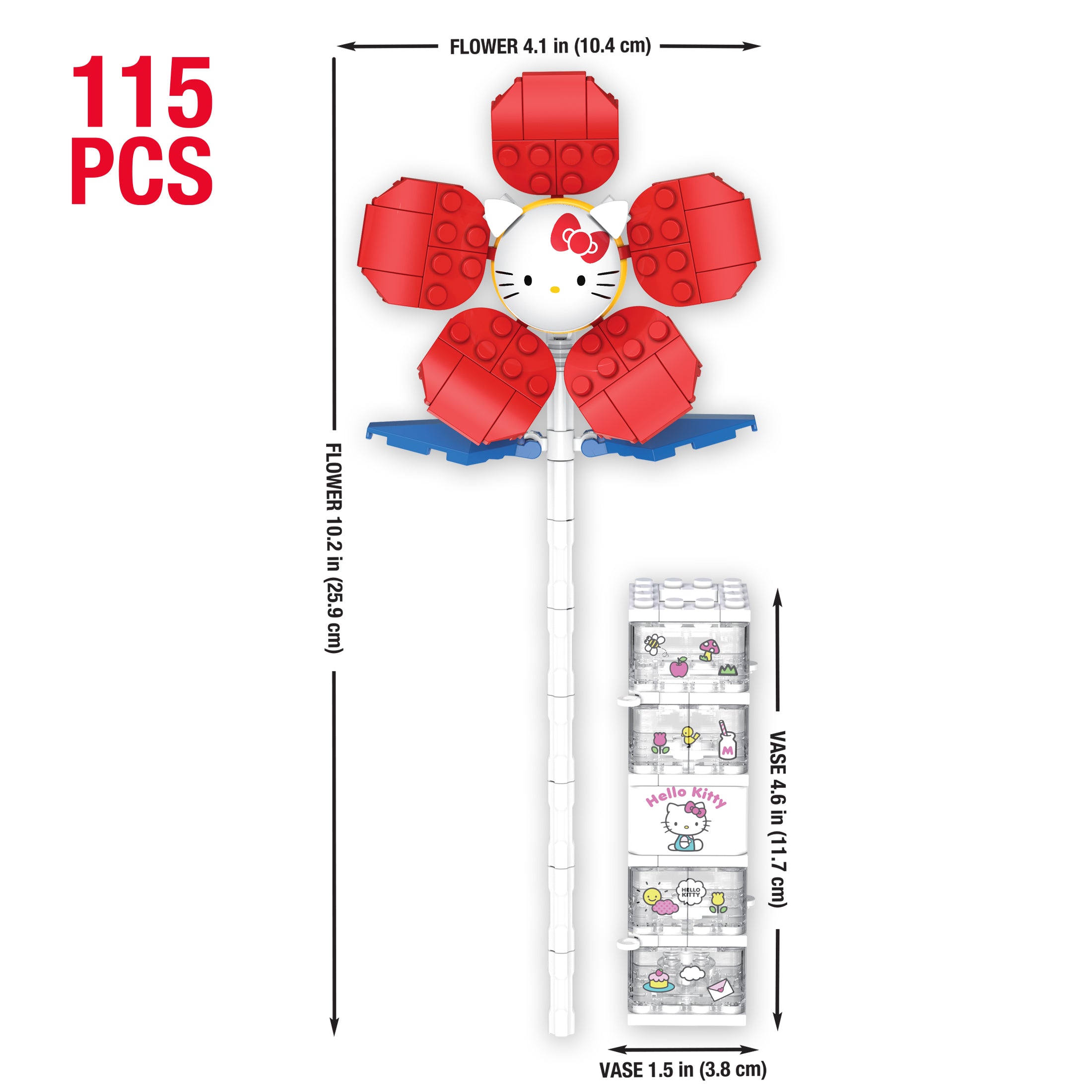 Hello Kitty Flower & Vase