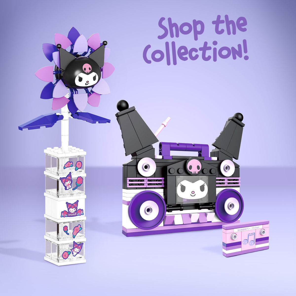 Kuromi Flower & Vase