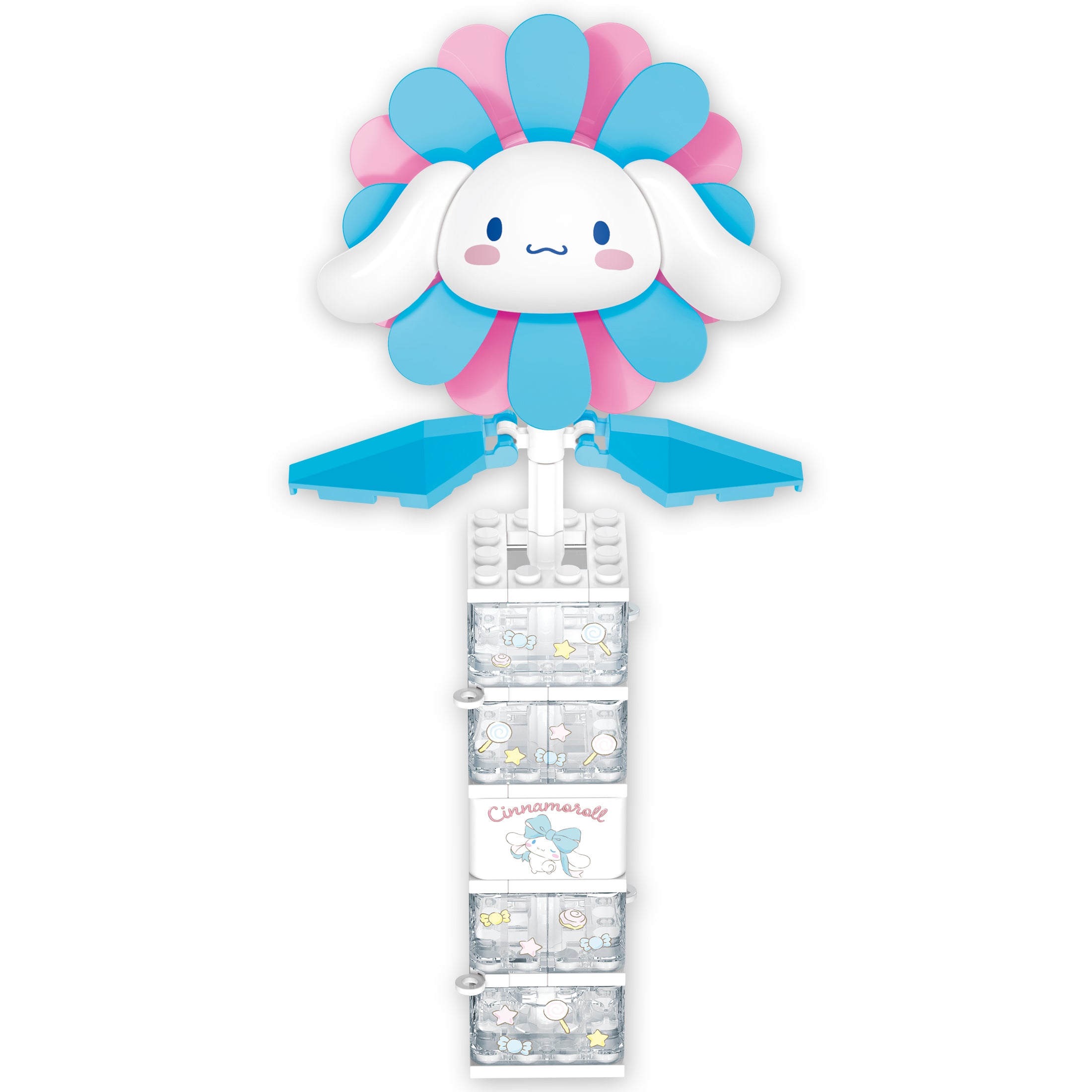 Brickcraft x Hello Kitty Cinnamoroll Flower & Vase Brick Building Set